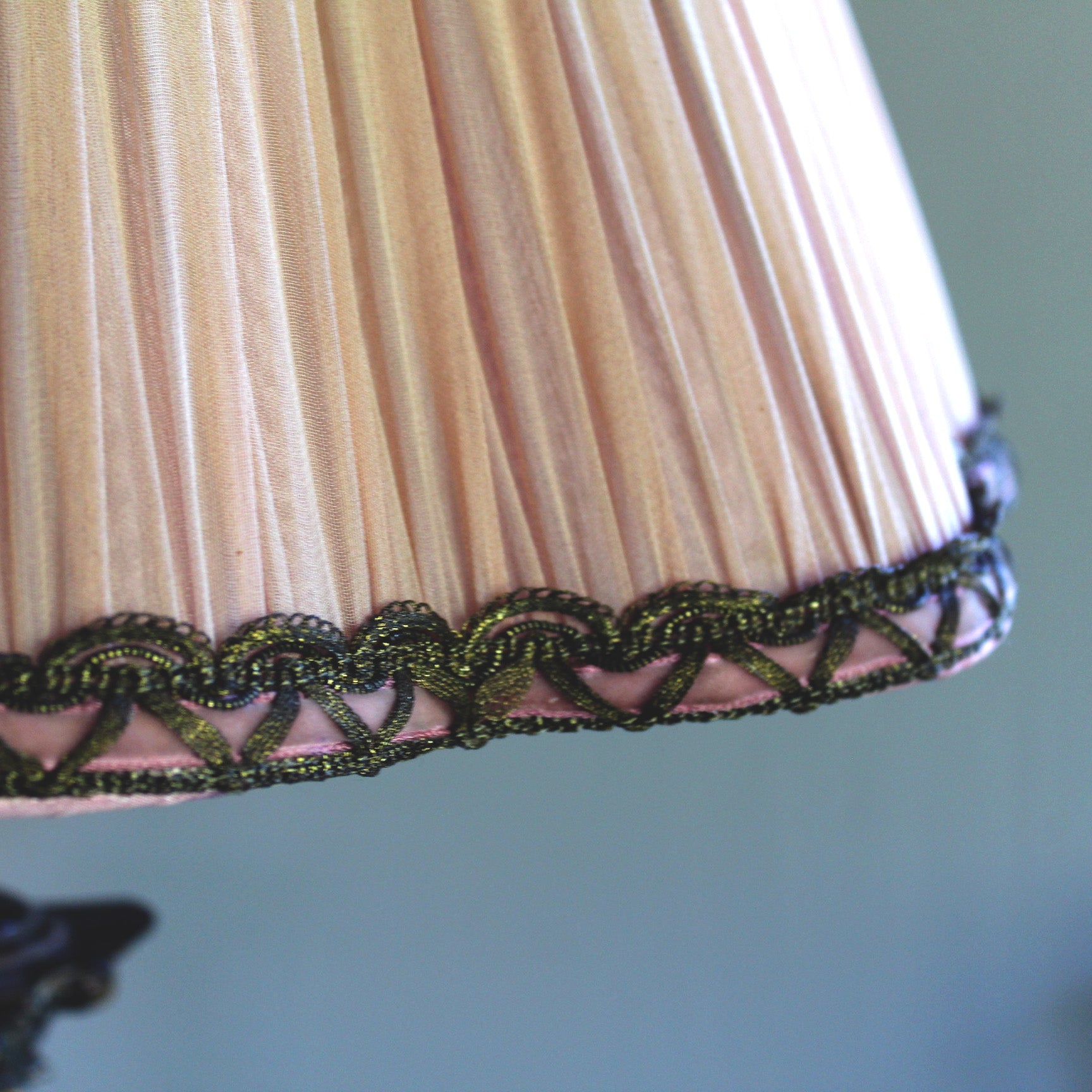 Bell Lampshade in Dusky Pink