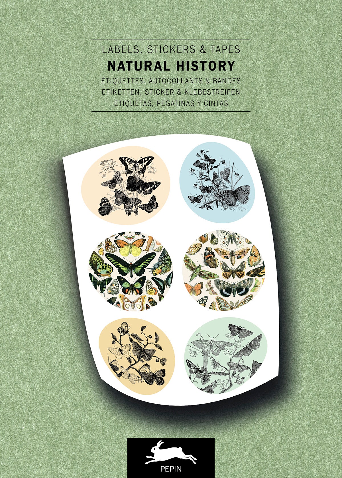 Natural History Label, Sticker & Tape Book