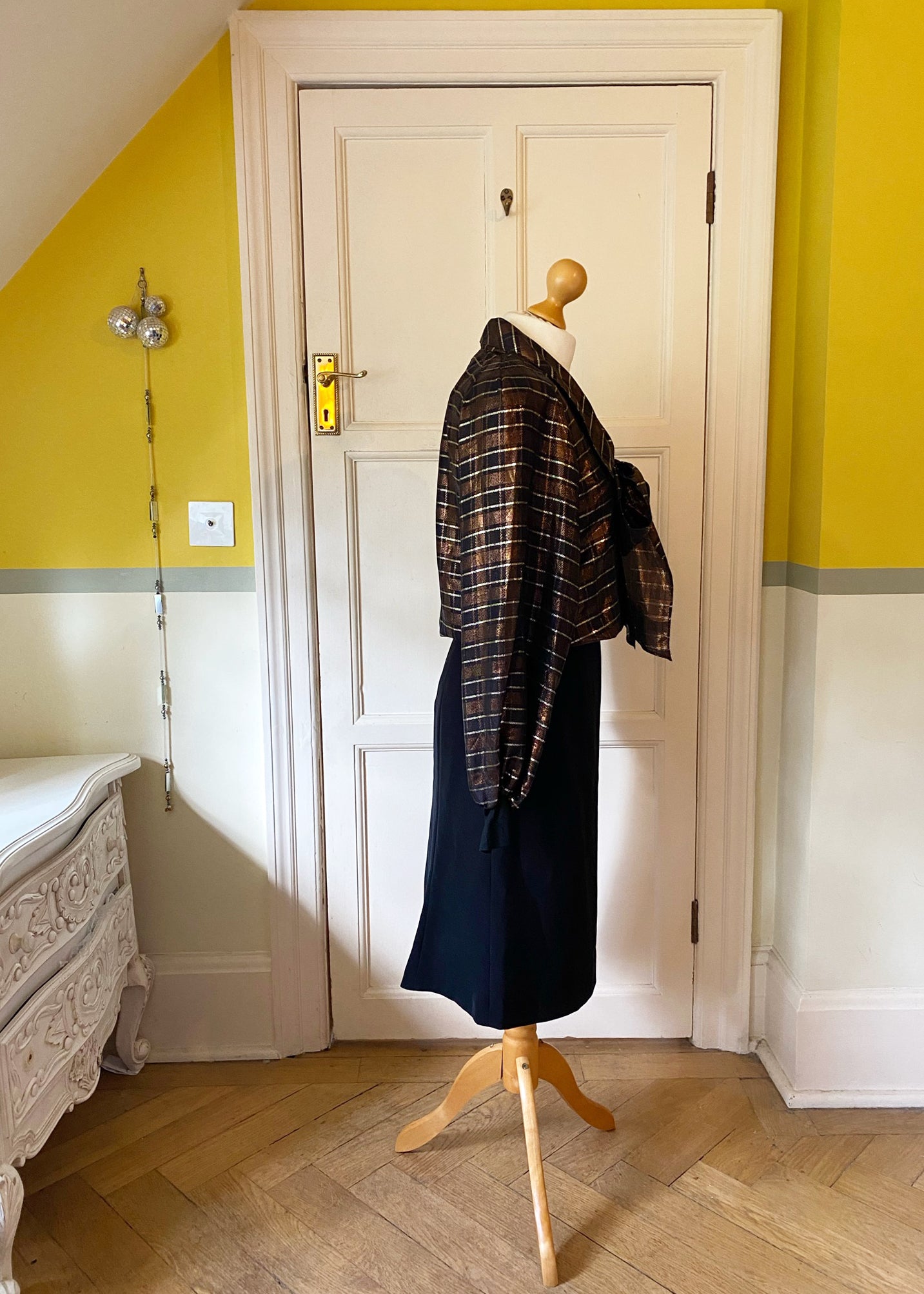 Louis Féraud Vintage Metallic Blouse