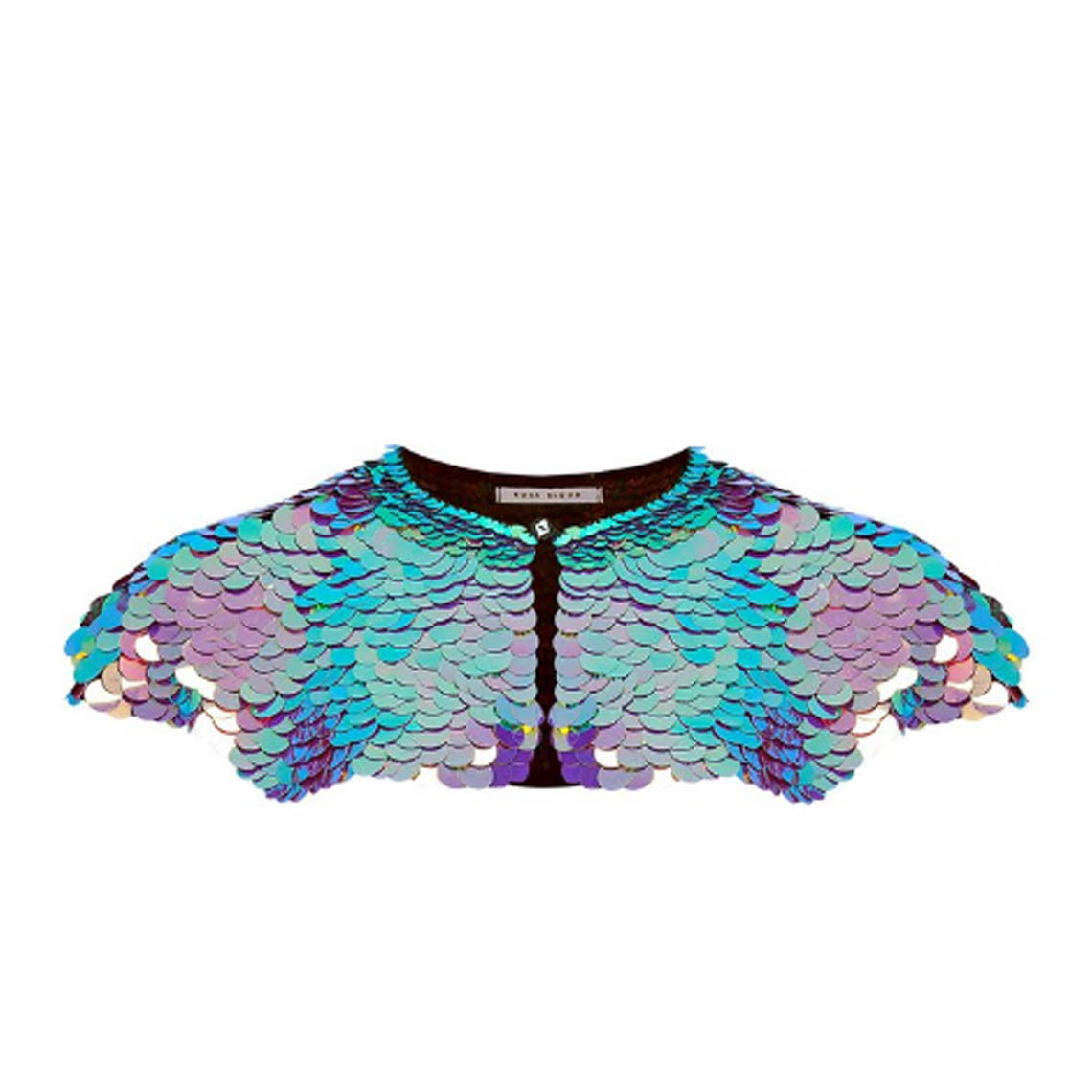 Rosa Bloom Sequin Cape