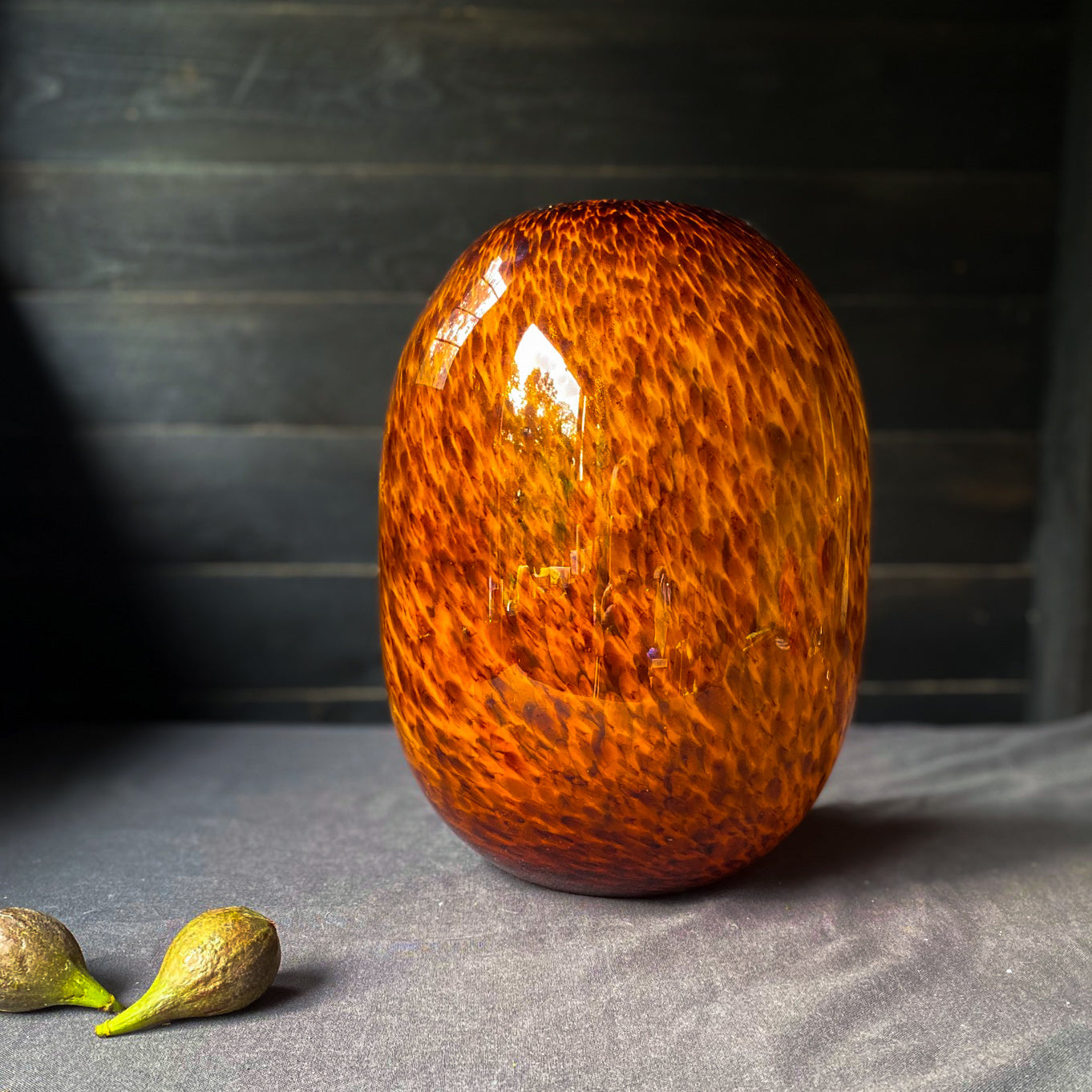 Large Murano Leopard Vase