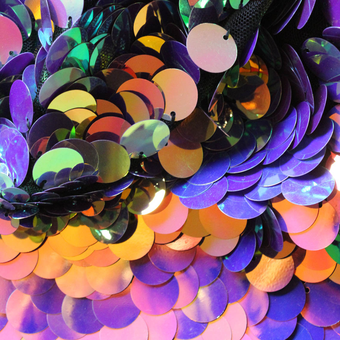 Rosa Bloom Sequin Cape