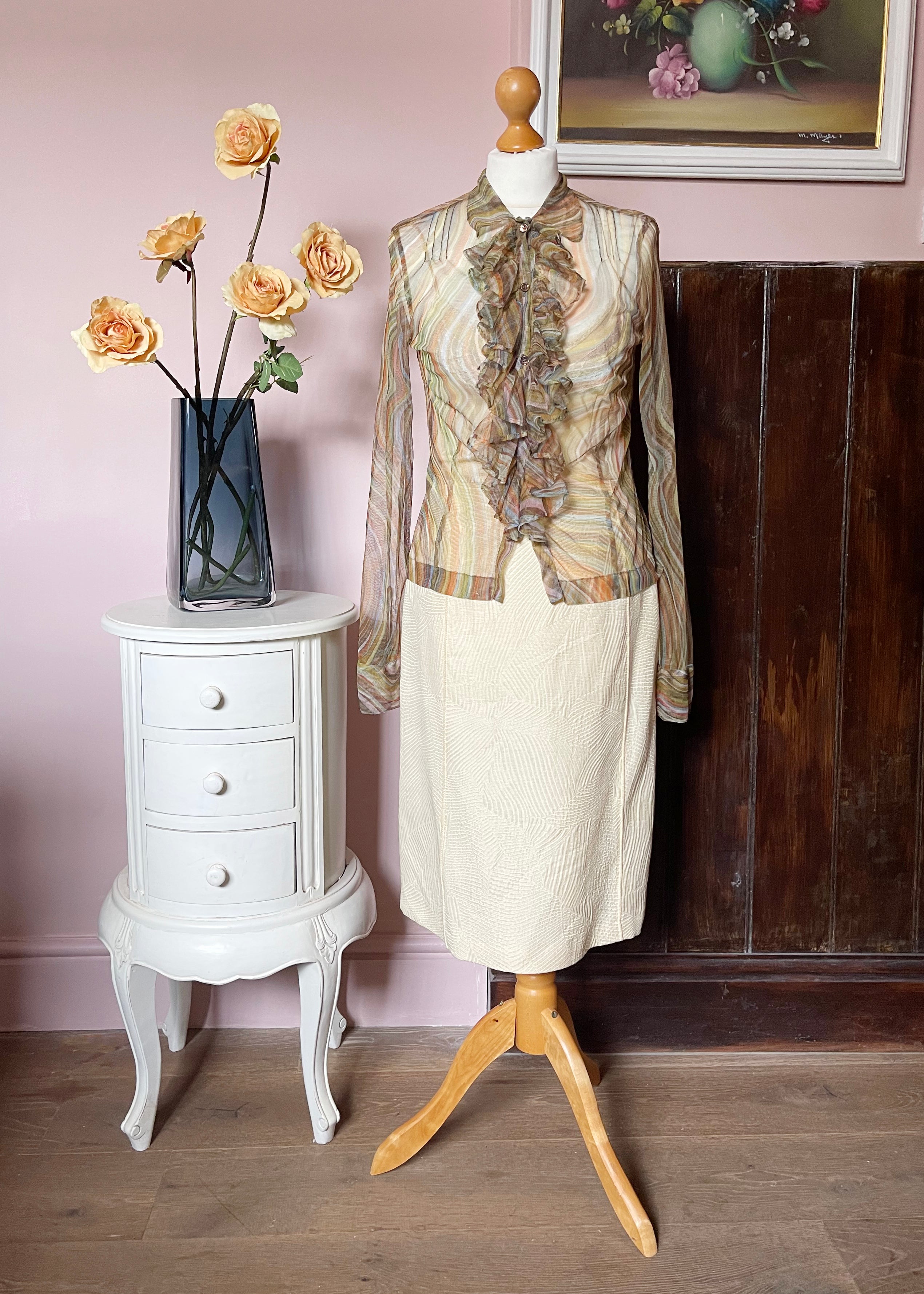 Paul Smith Sheer Patterned Blouse