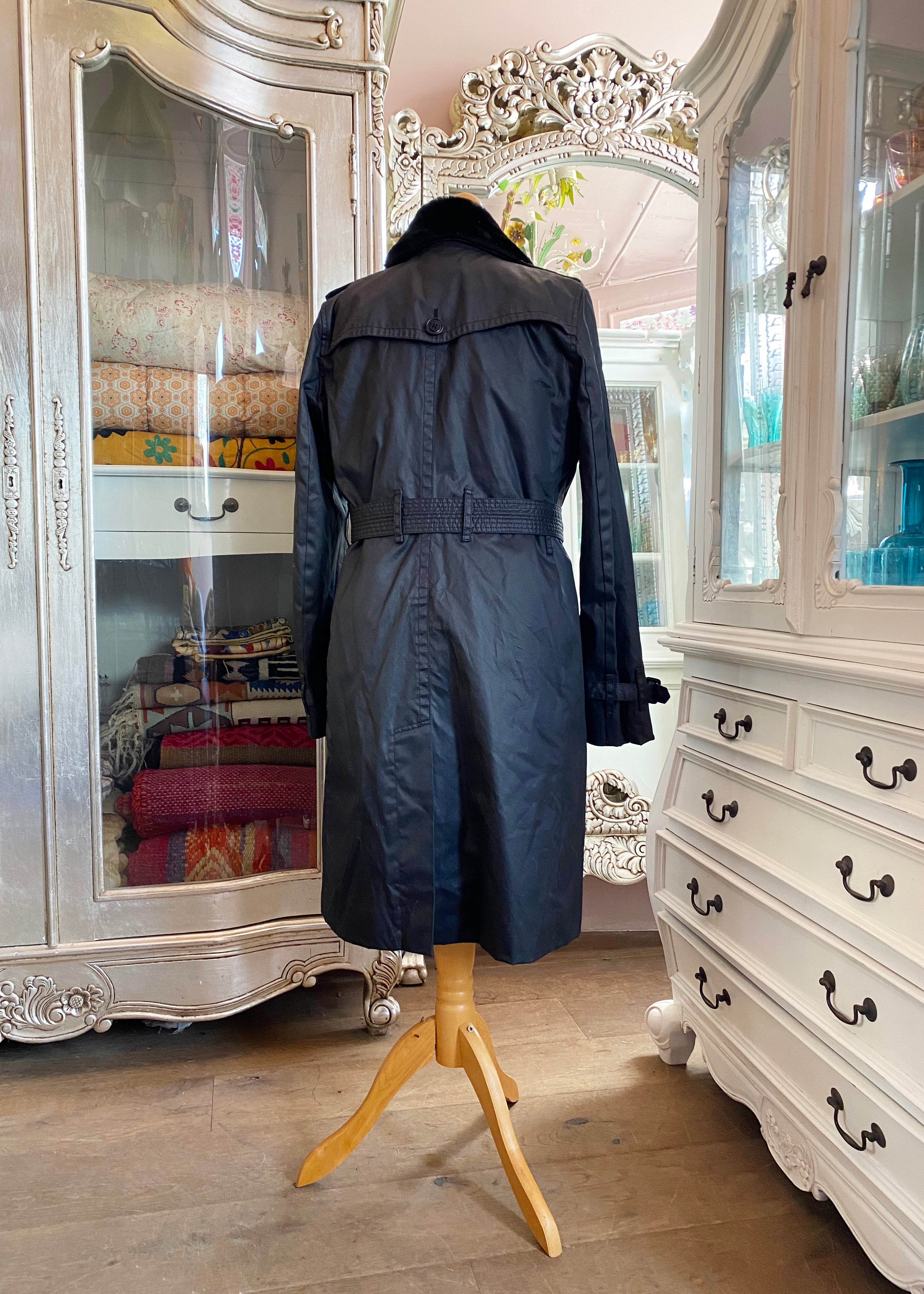 Polo Ralph Lauren Faux Fur Lined Trench Coat
