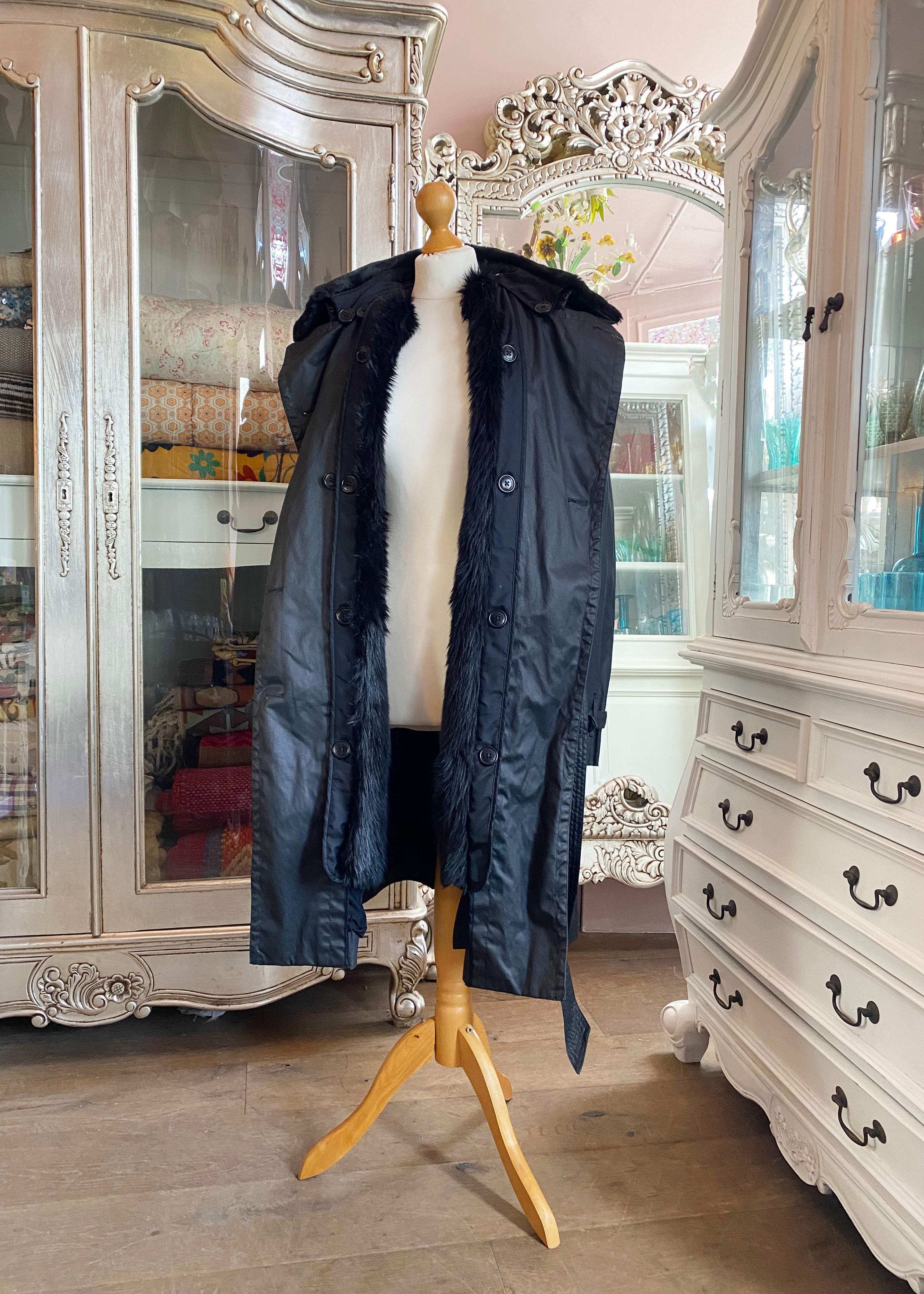 Polo Ralph Lauren Faux Fur Lined Trench Coat