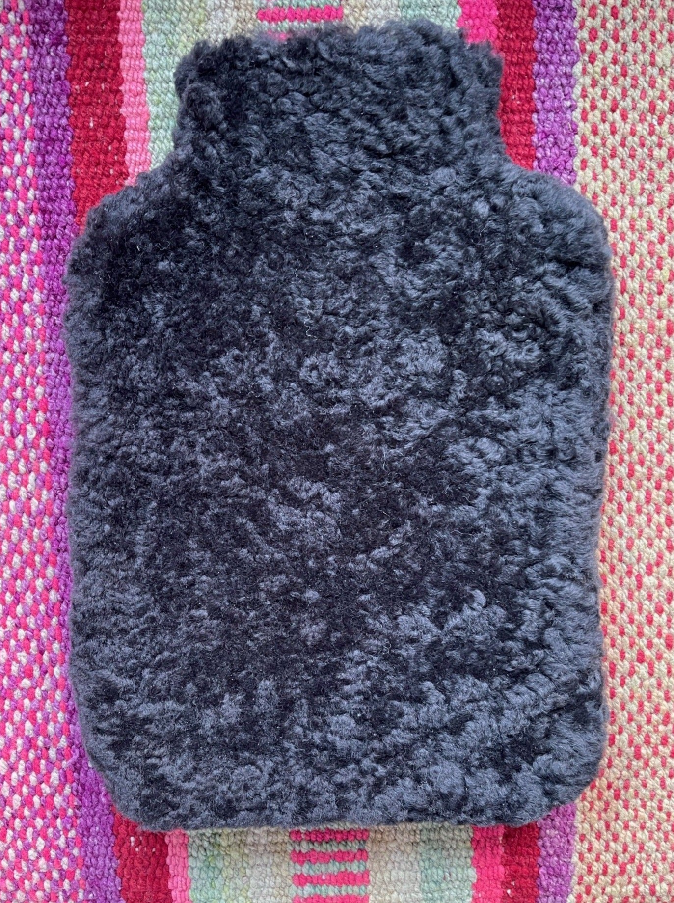 Carbon Sheepskin Hot Water Bottle Cover