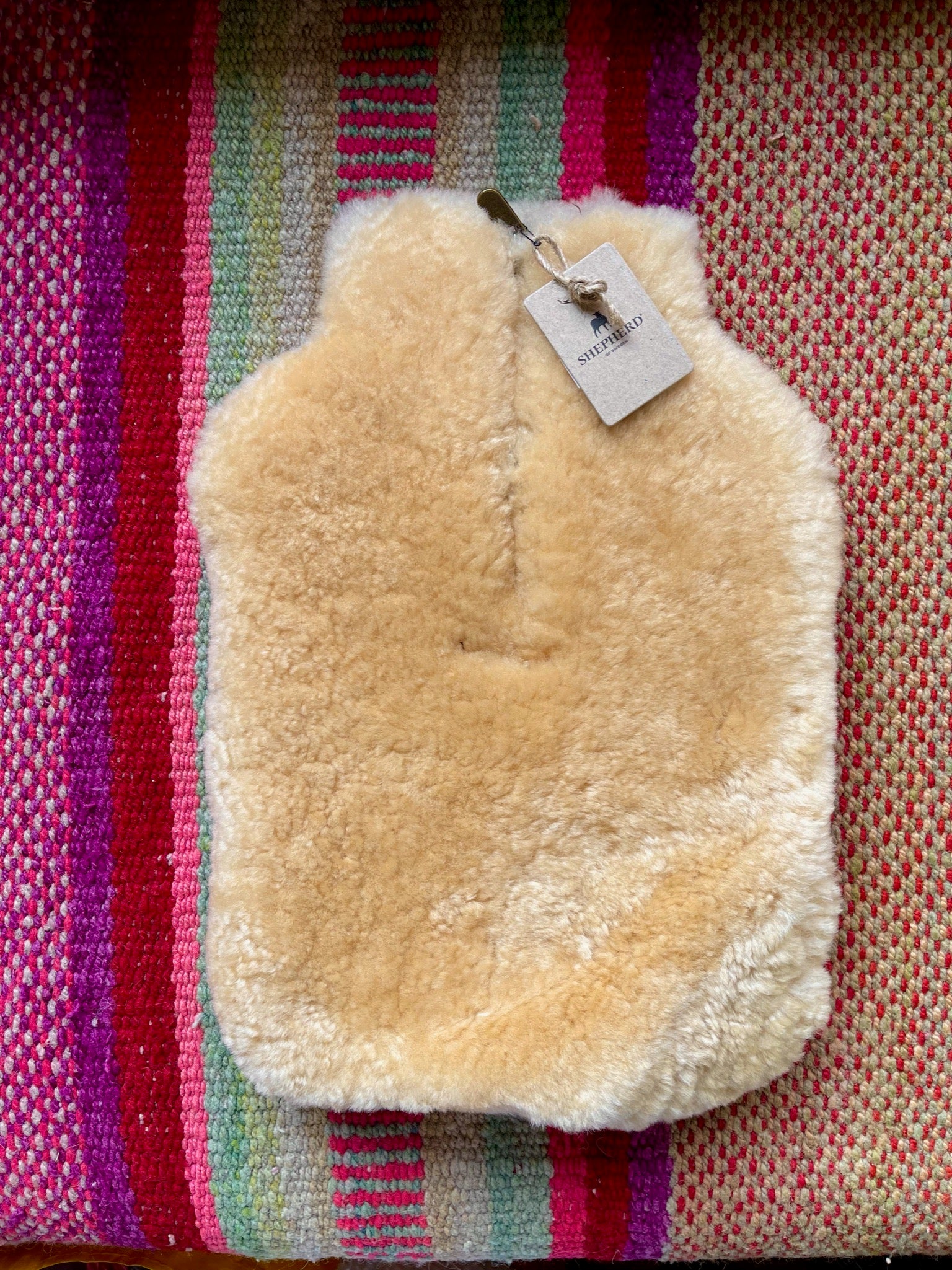 Chestnut Sheepskin Hot Water Bottle Cover