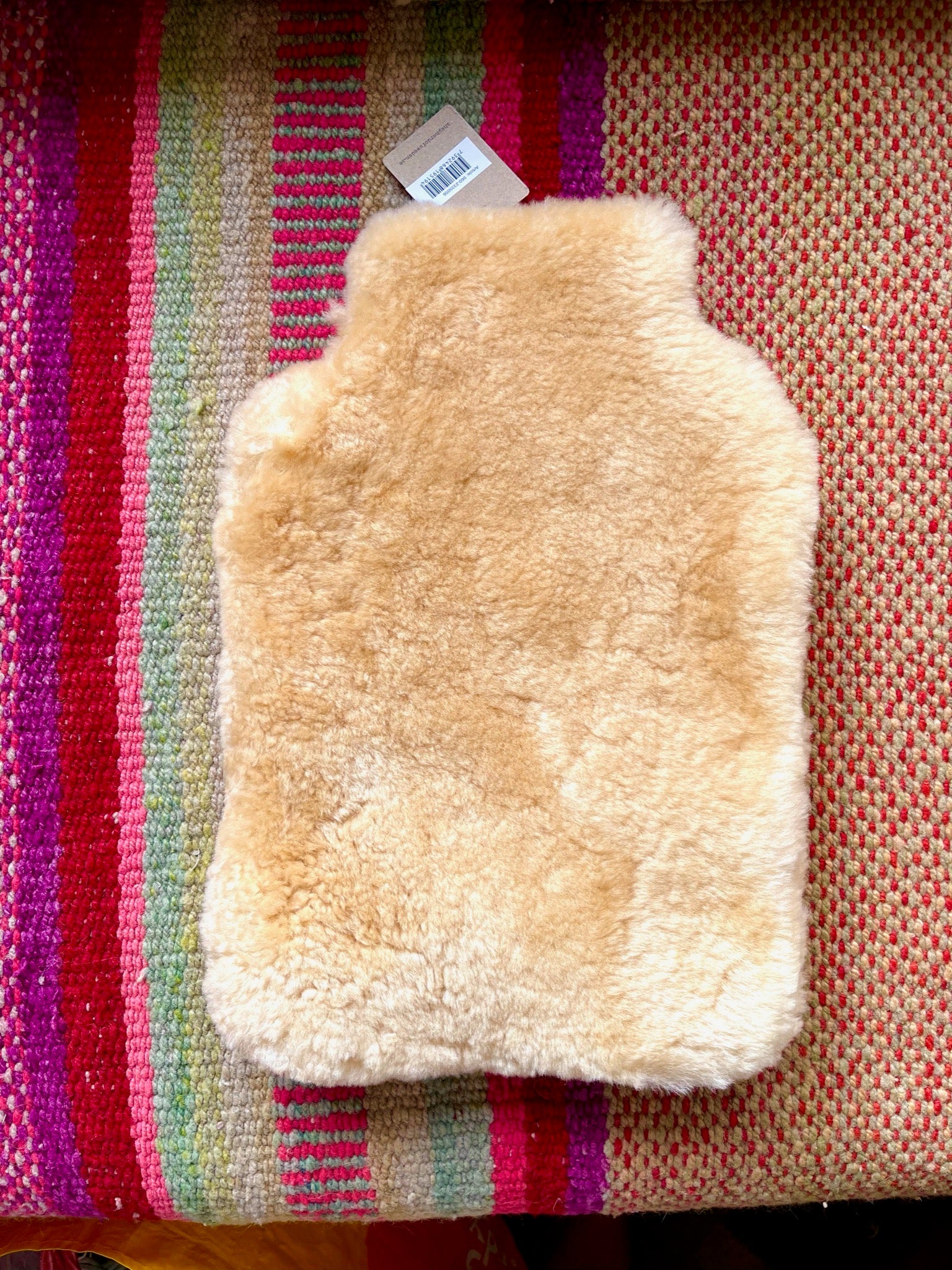 Chestnut Sheepskin Hot Water Bottle Cover