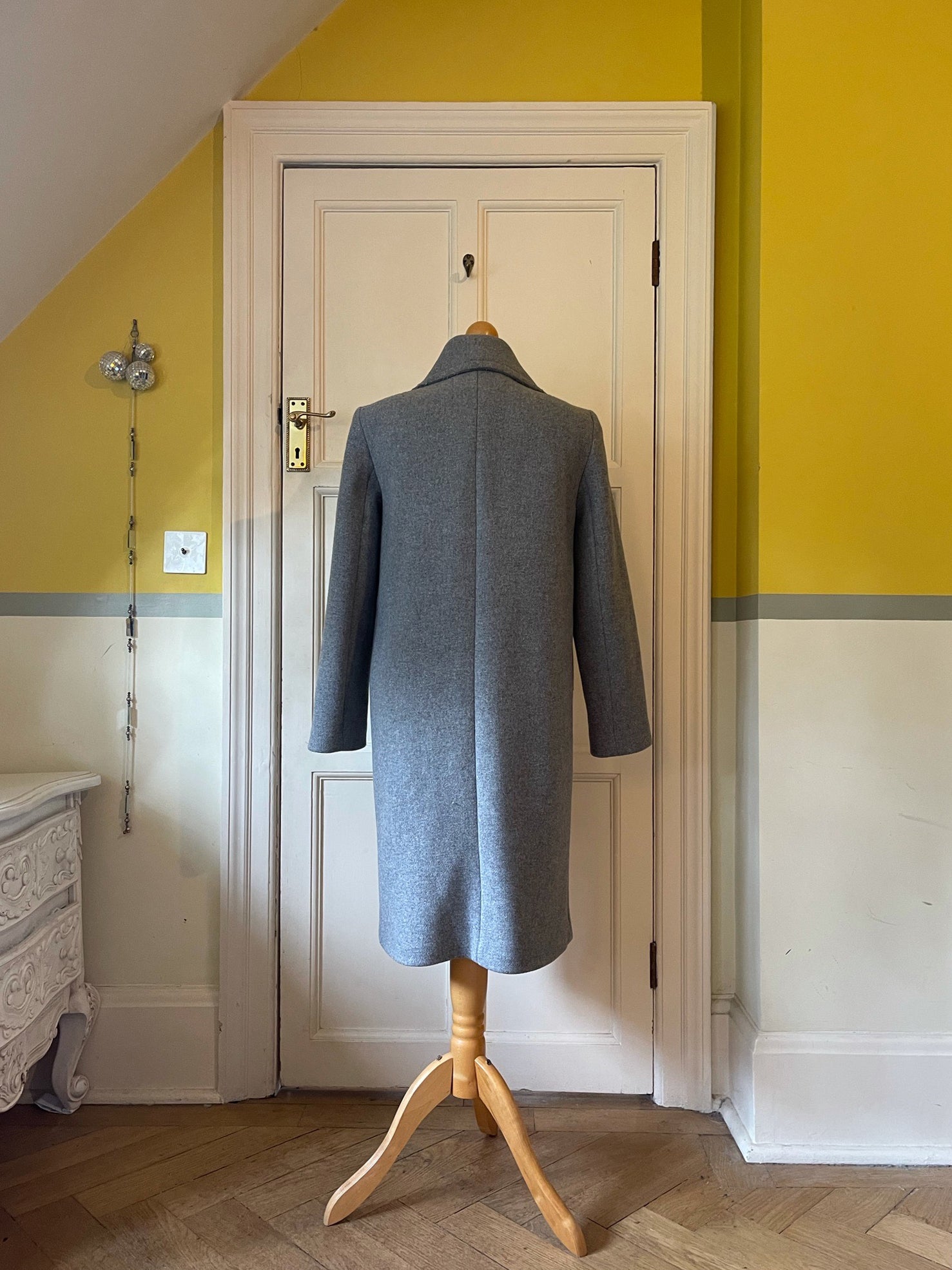 Sandro Fur Grey Coat