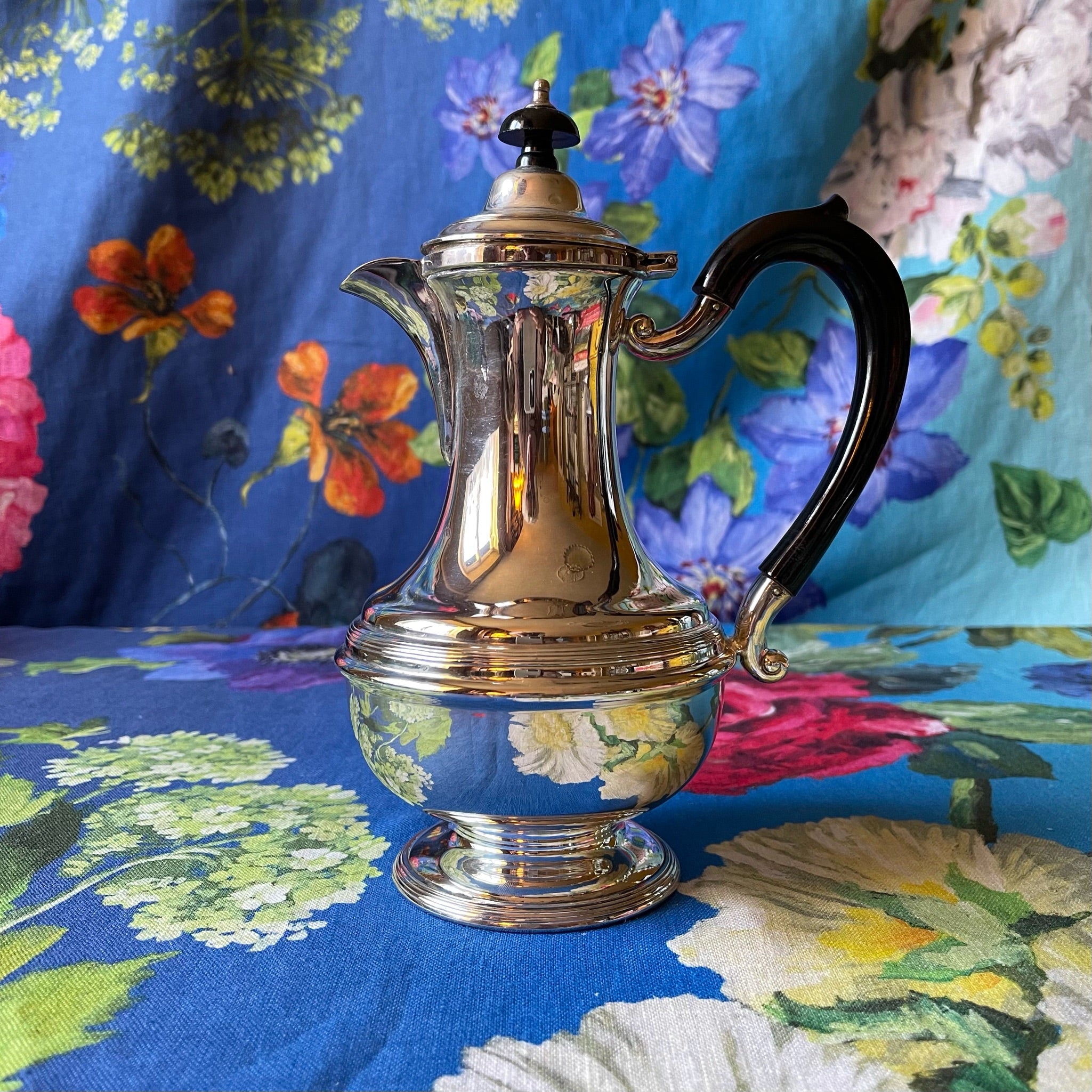 Art Deco Style Silver-Plated 1 Pint Coffee Pot
