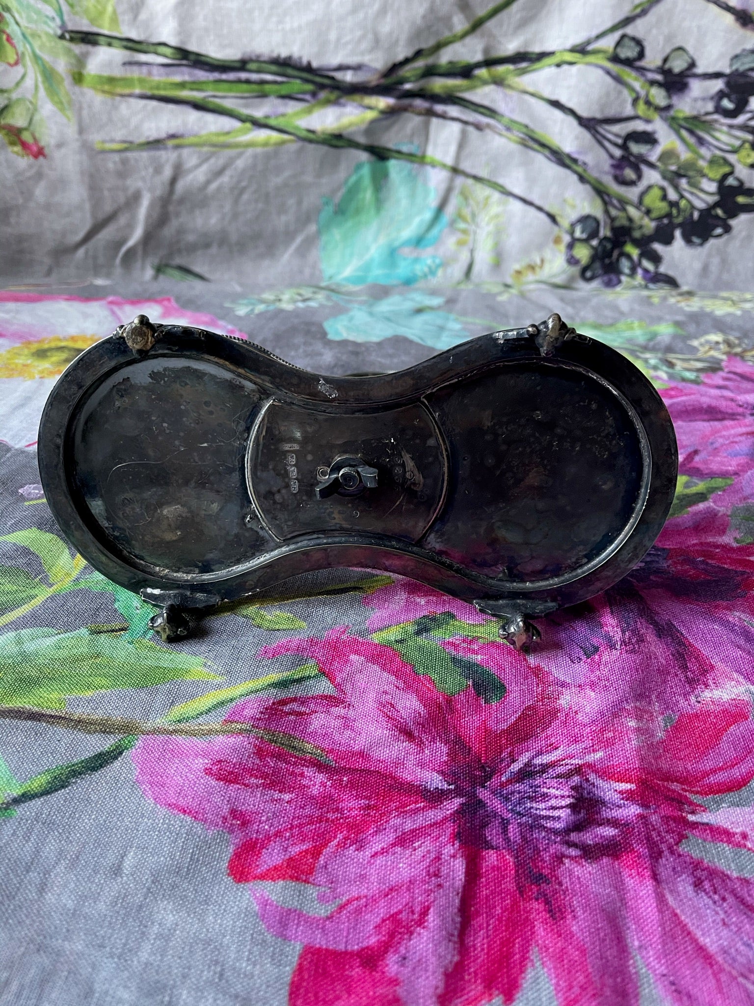 Vintage Silver Cruet Stand
