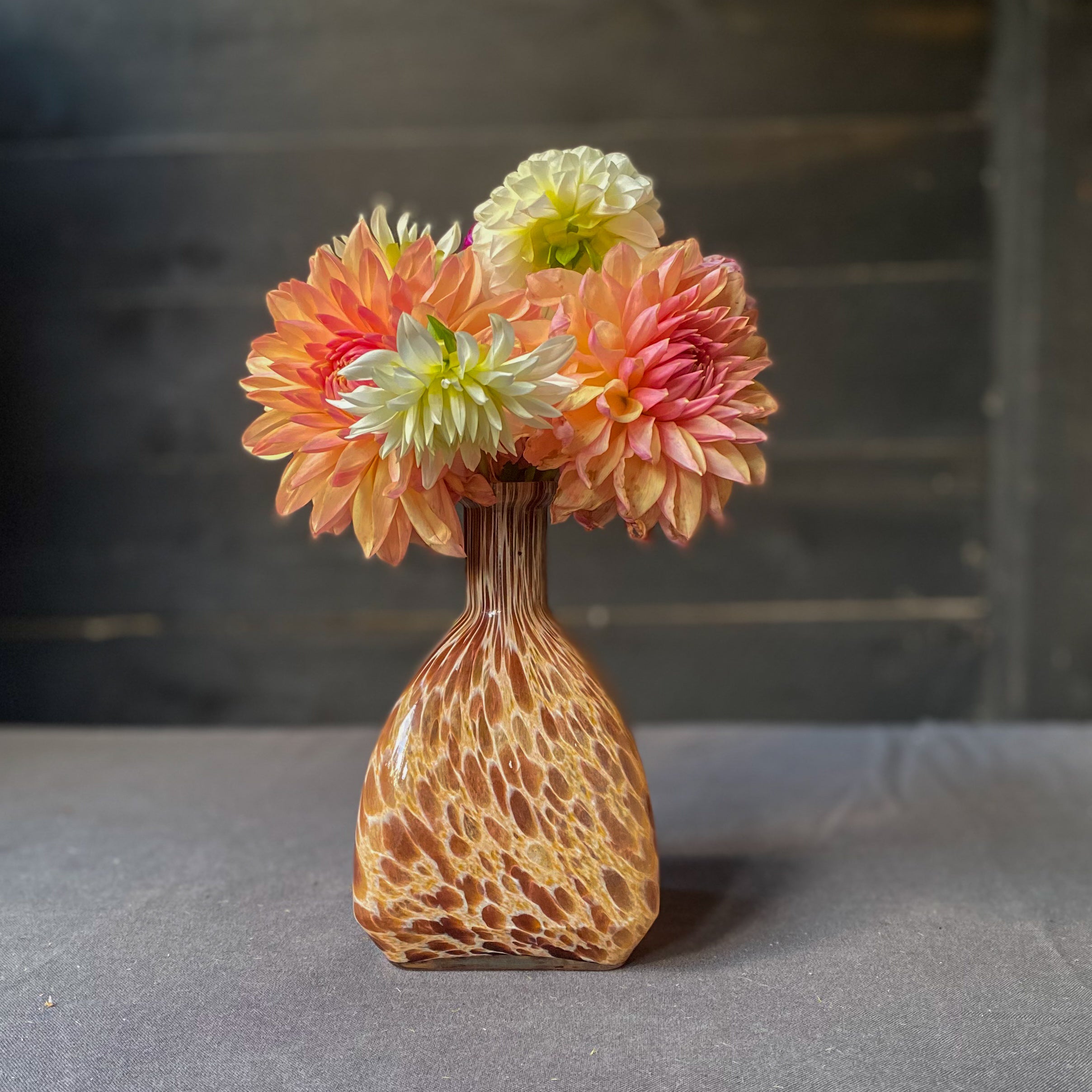 Mocha Tortoiseshell Vase