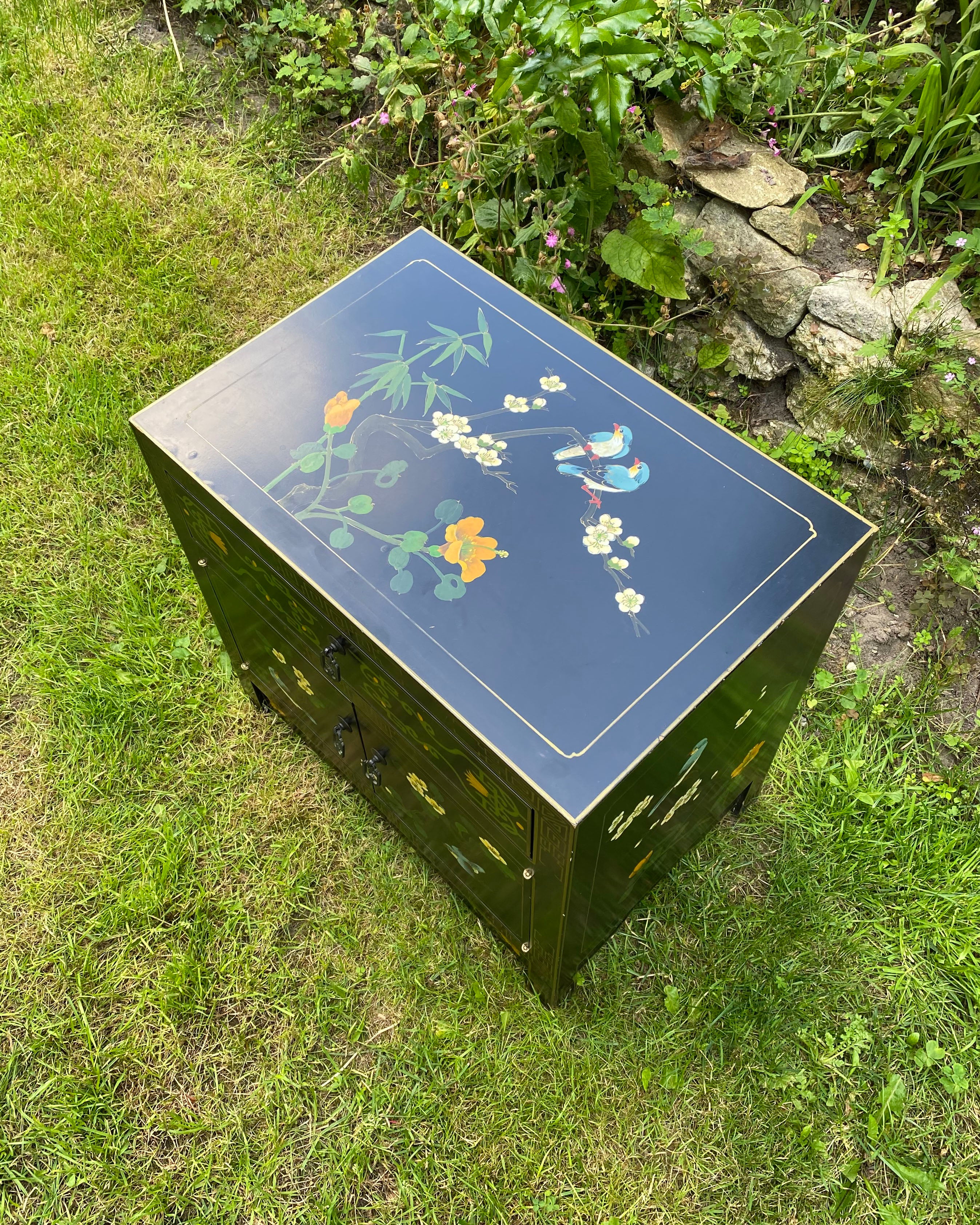 Chinese Painted Side Table
