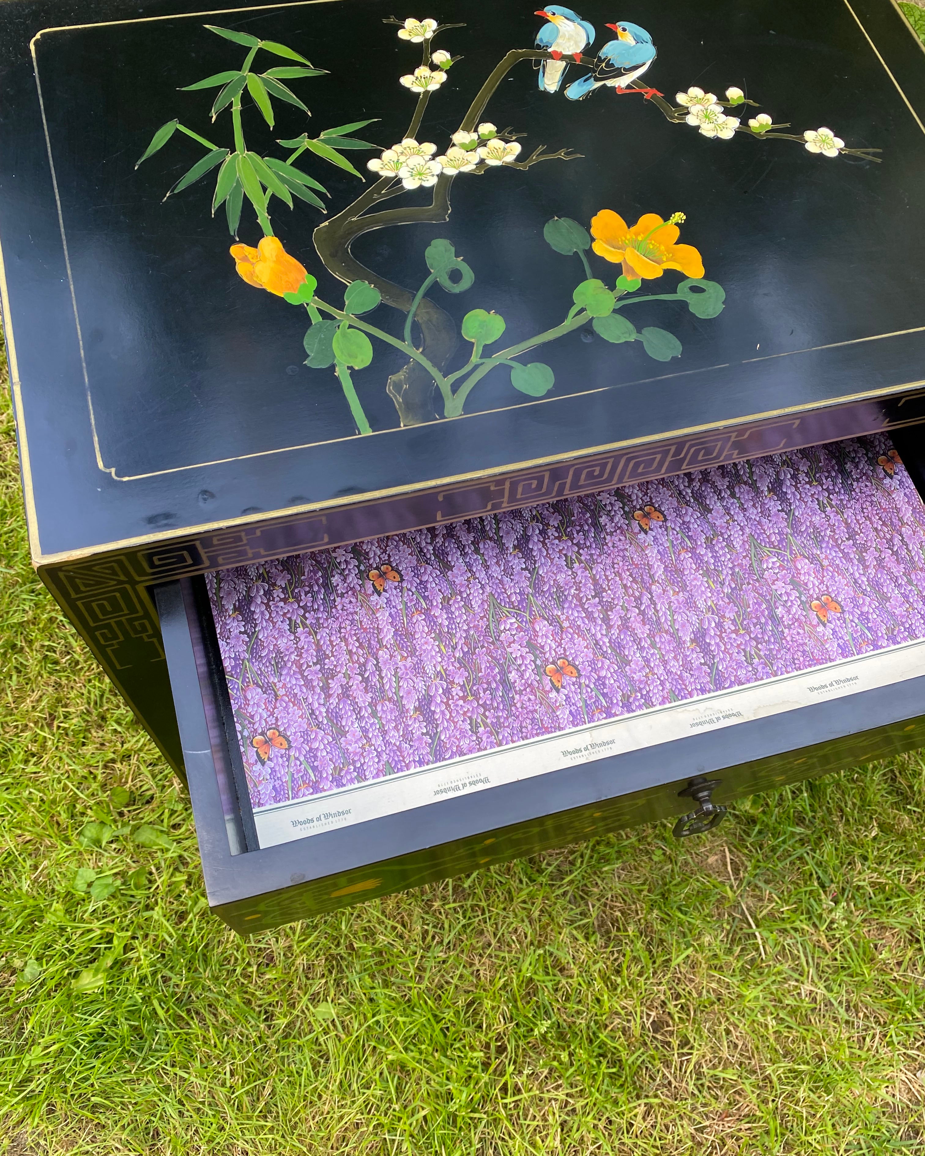 Chinese Painted Side Table