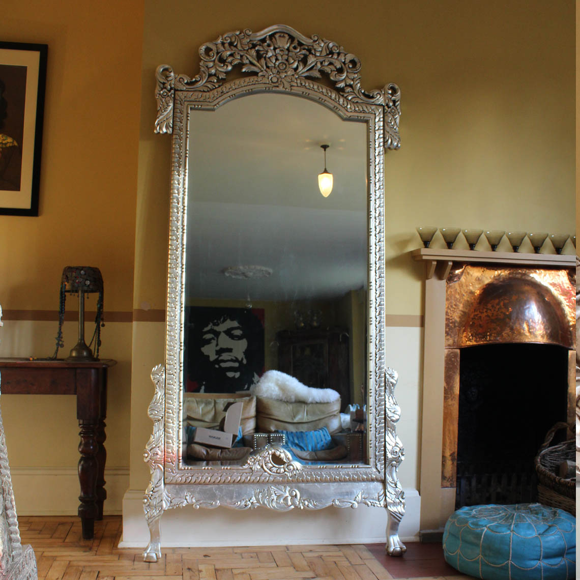 Silver Dressing Mirror