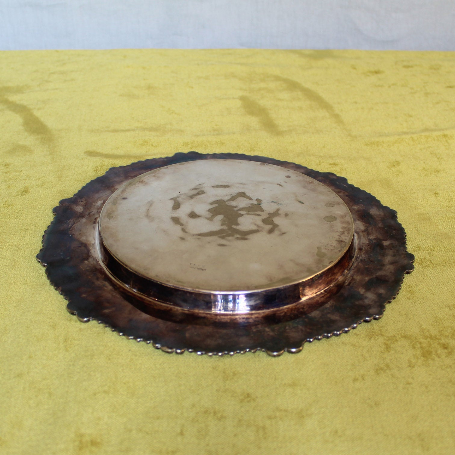 19th Century Silver Plated Drinks Tray