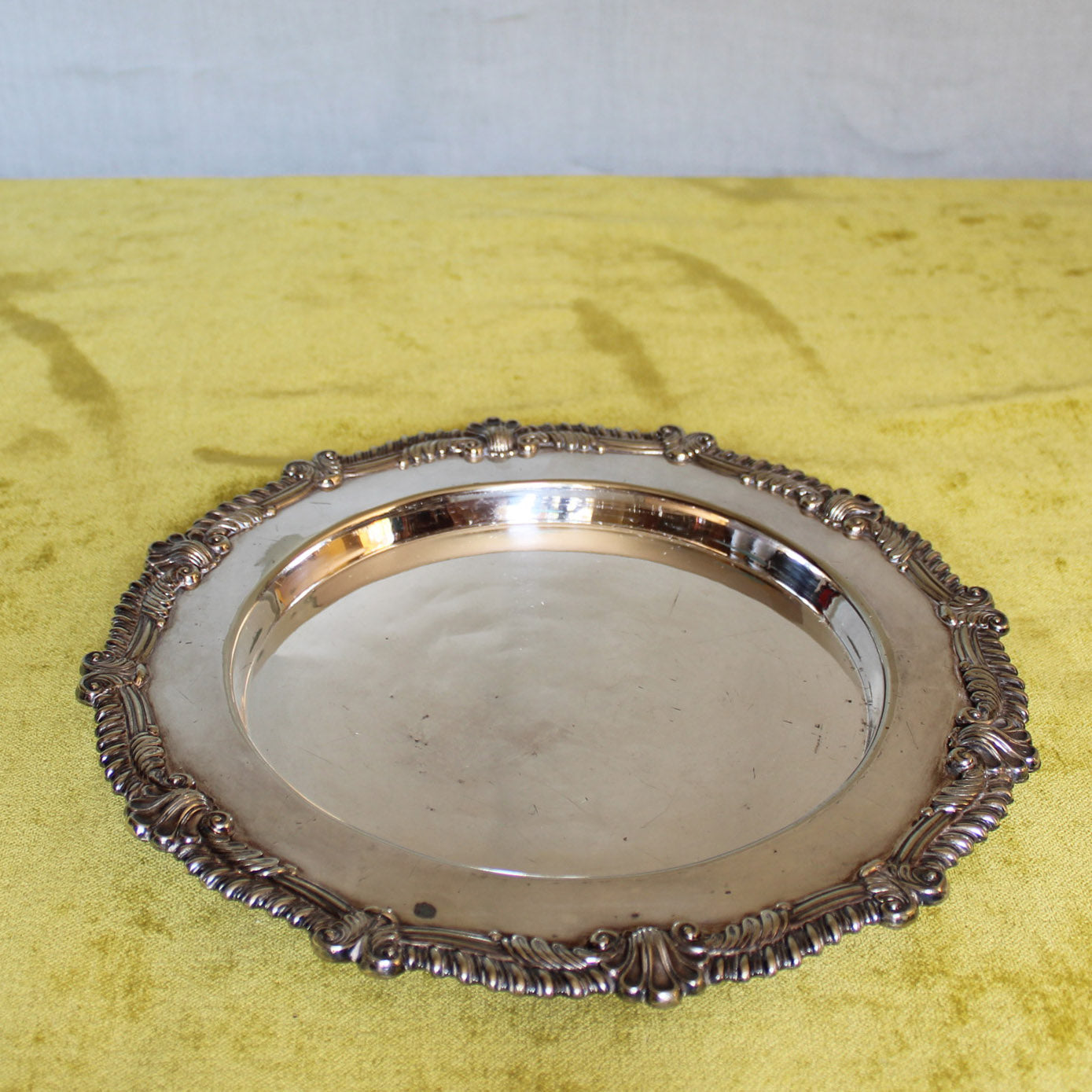 19th Century Silver Plated Drinks Tray