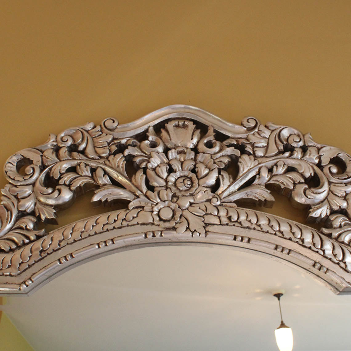 Large Silver Dressing Mirror