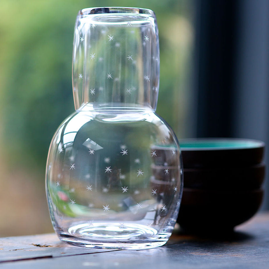 The Vintage List Stars Carafe and Glass 4 Styles
