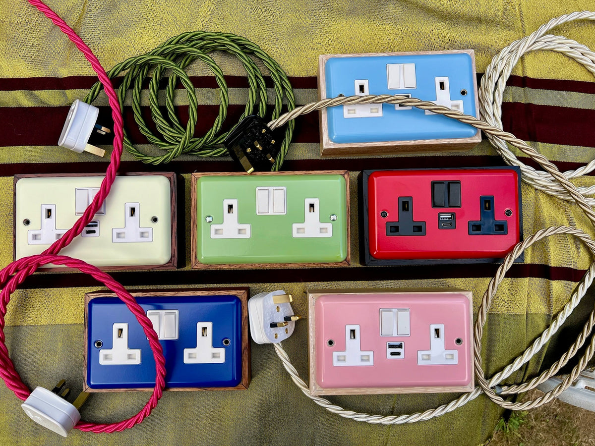 13amp Wooden Extension Leads
