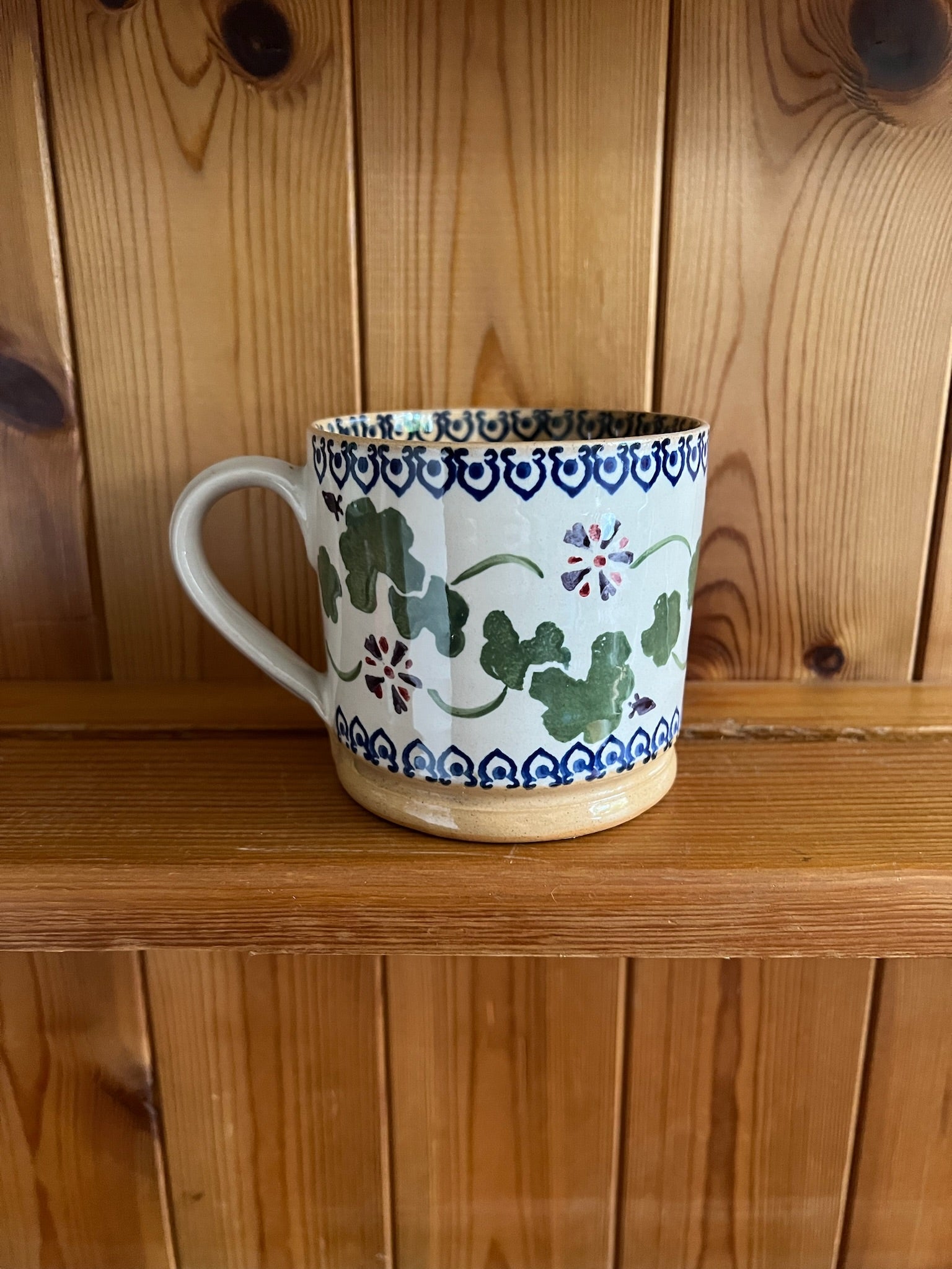 Nicholas Mosse Irish Pottery “Ivy Design” Mug