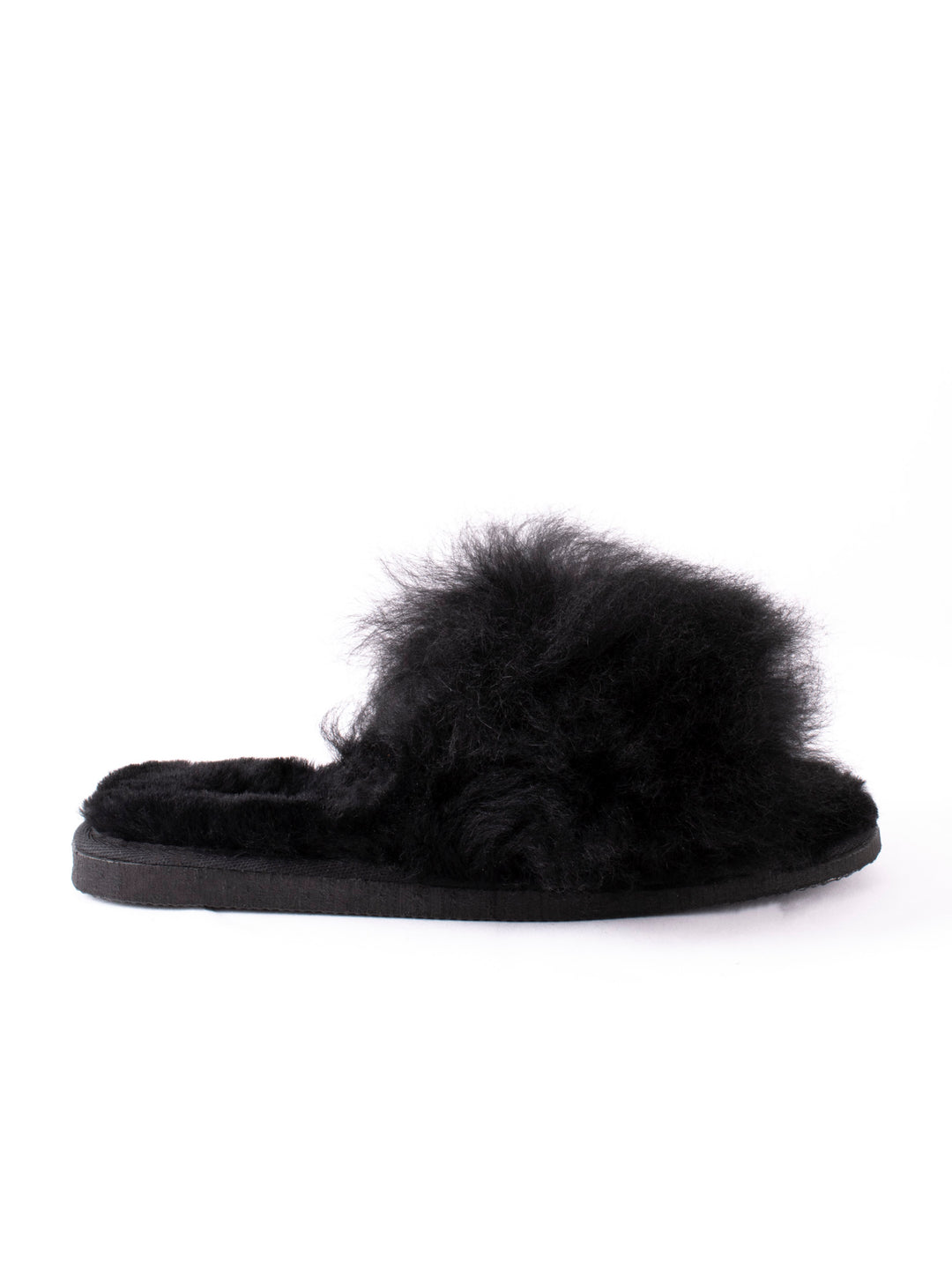 Tessan Sheepskin Slipper - Black