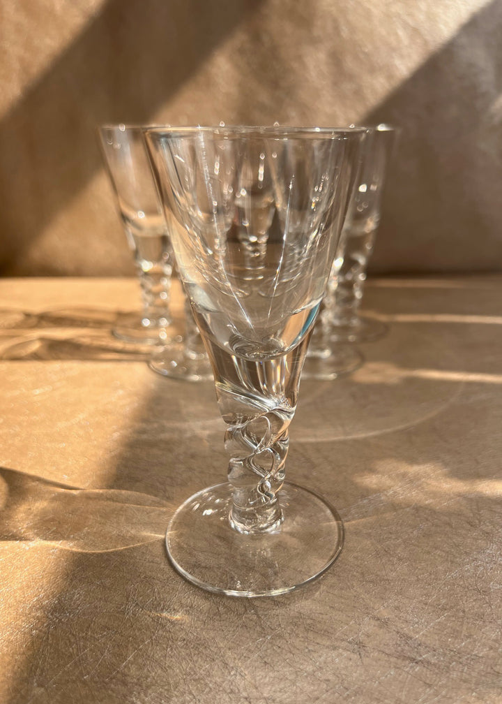 1960s Orrefors Tequila Glasses Set of Six