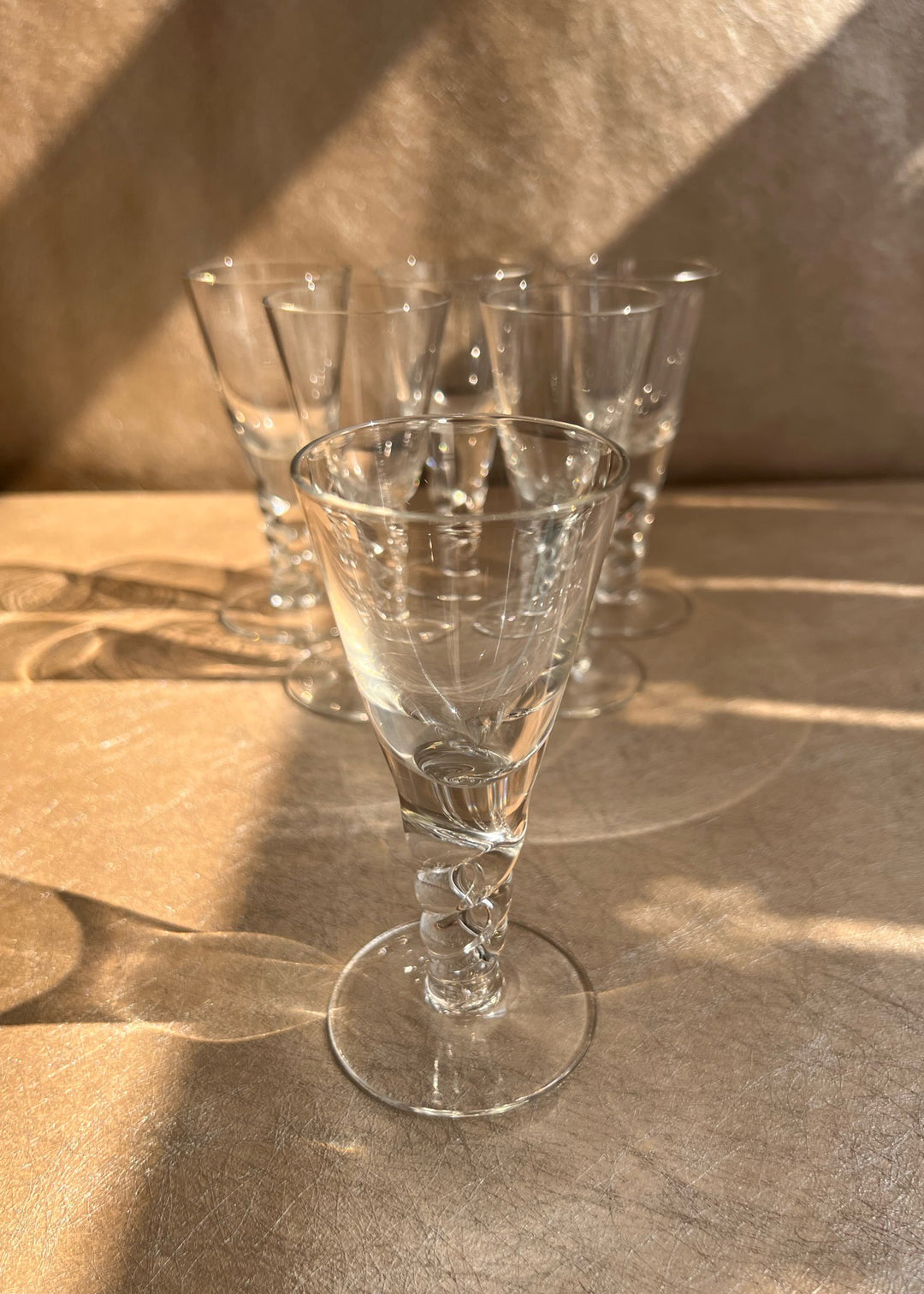 1960s Orrefors Tequila Glasses Set of Six