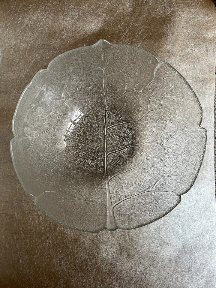 1970s Arcoroc Aspen Leaf Bowl