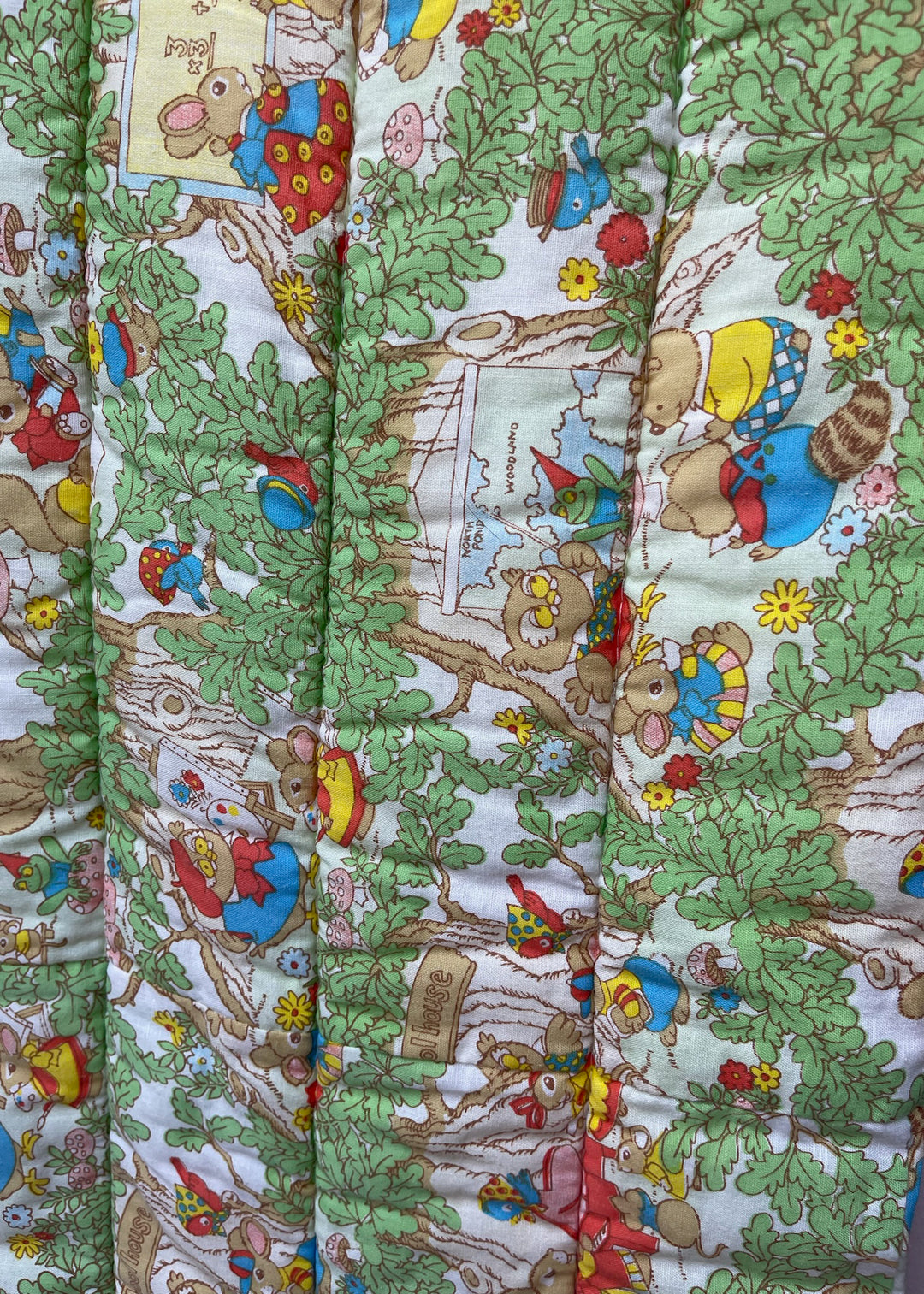 1970s Printed Quilted Bumper