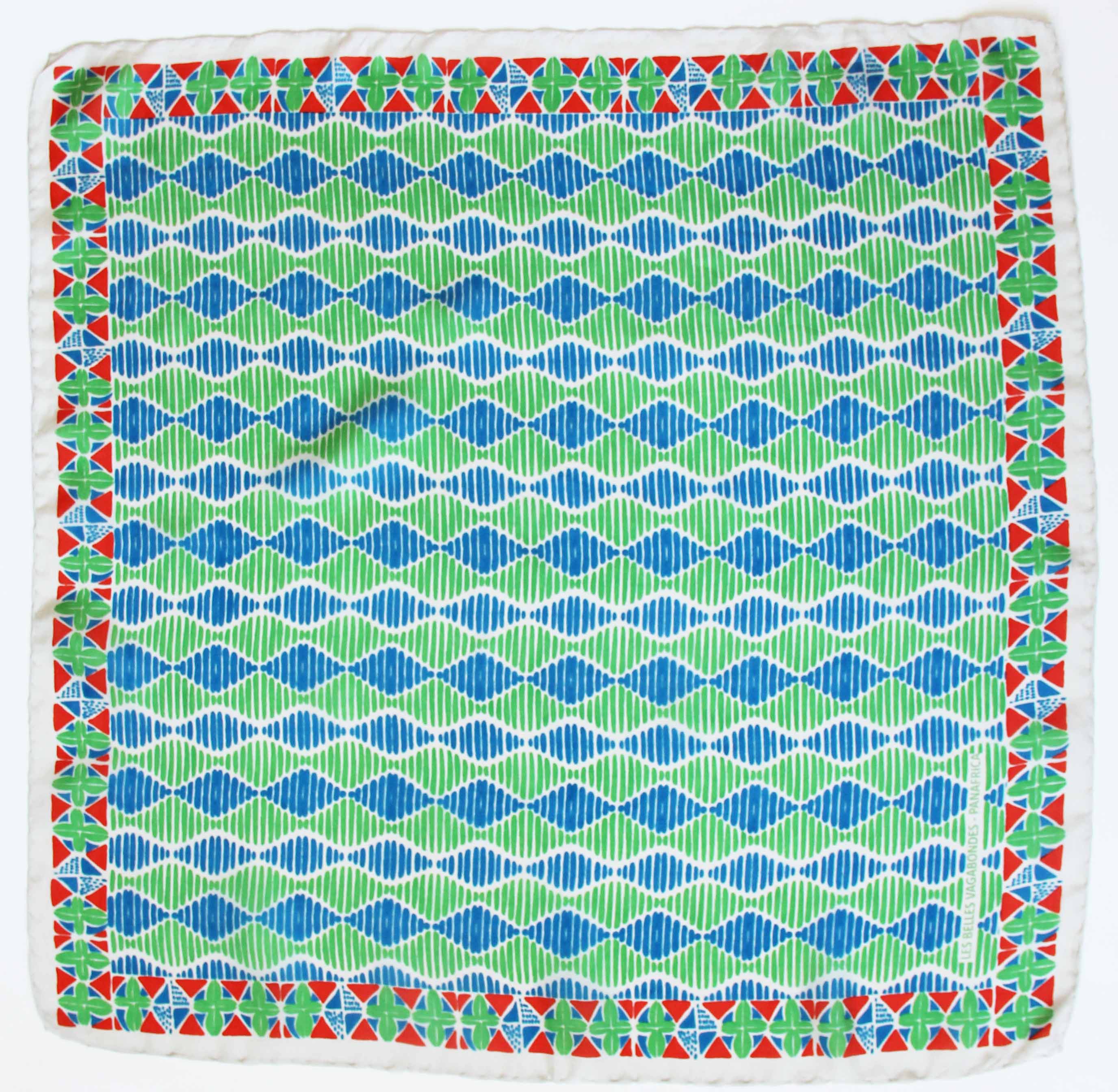 Mini Mopti Silk Scarf - Green