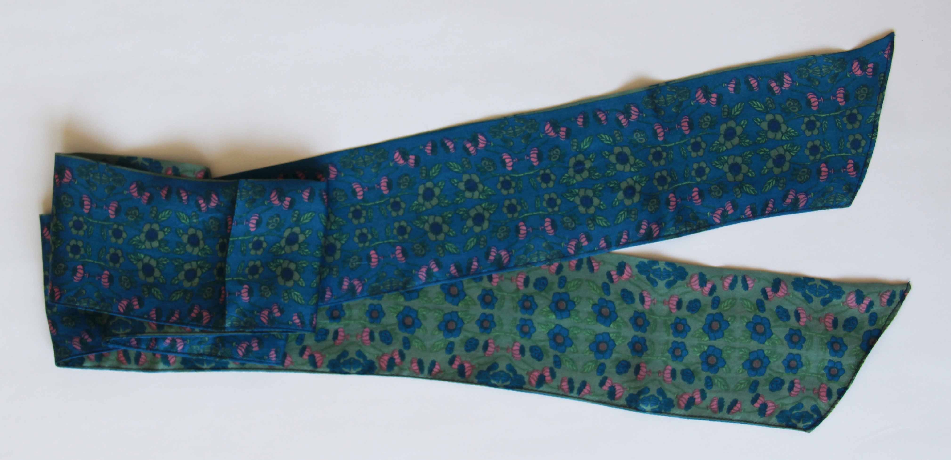 Windsor Blue Headband - Silk Sash