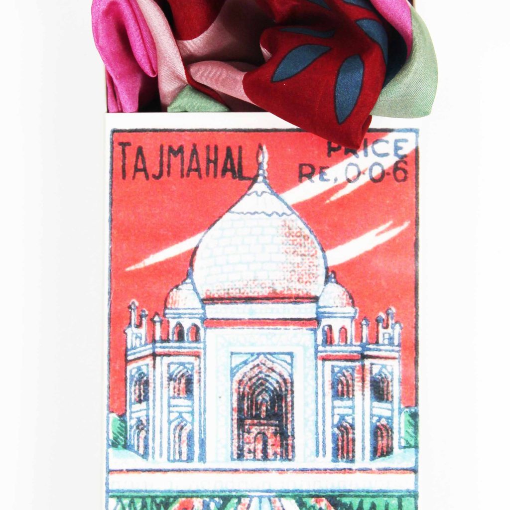 Mini Kasbah Silk Scarf - Fuchsia