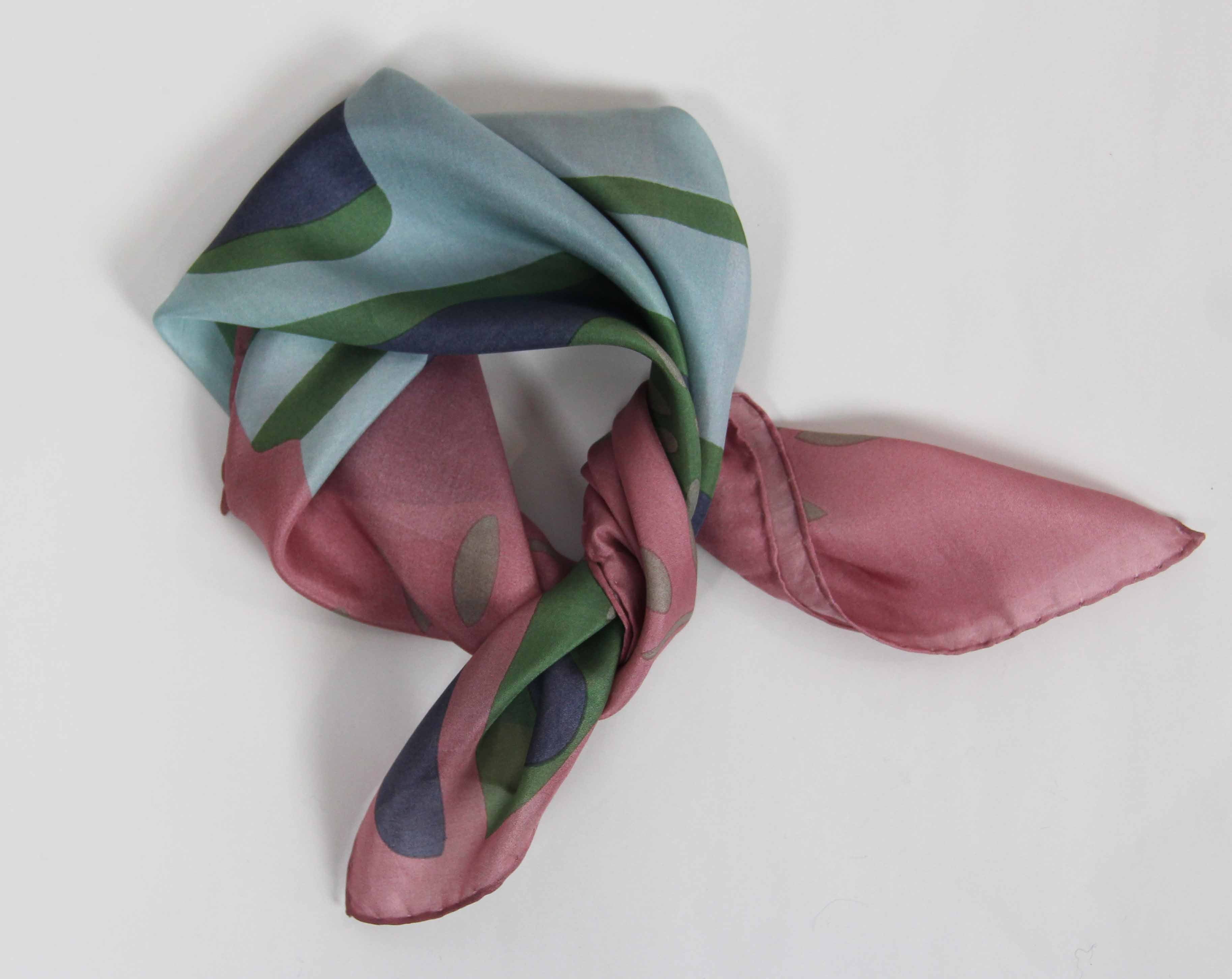 Mini Kasbah Silk Scarf - Rose Pink