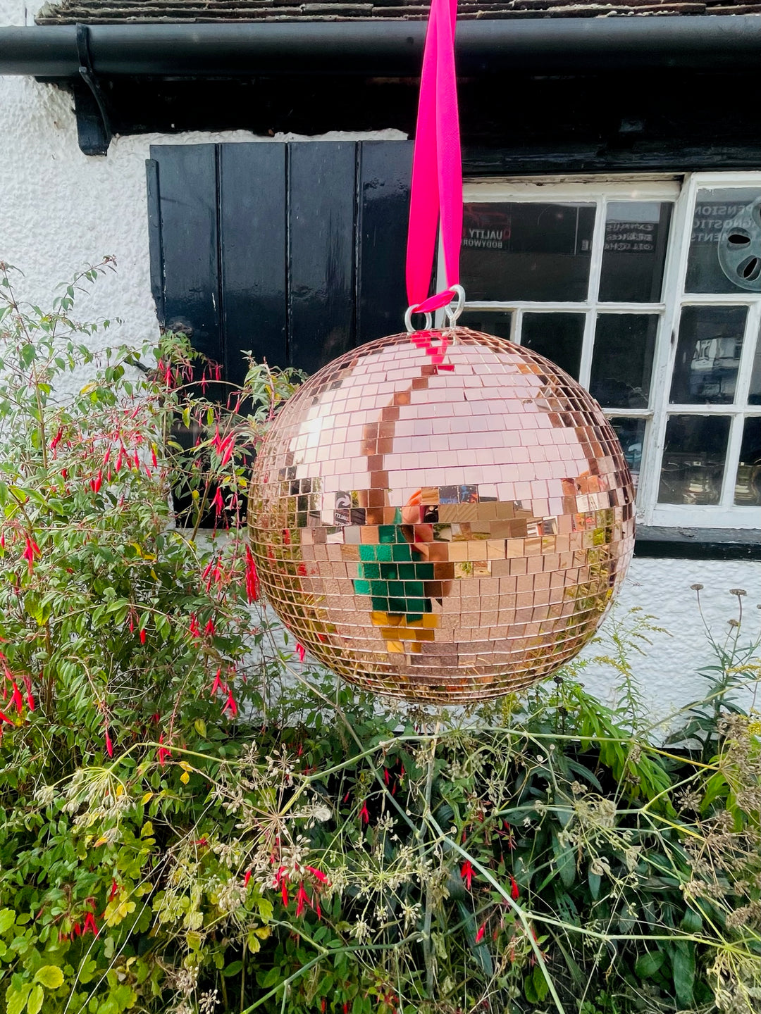 Rose Gold Glitter Ball