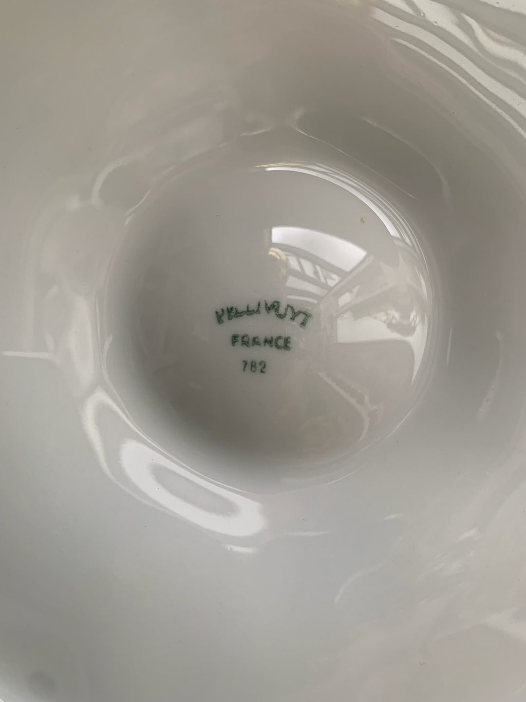 Five French Vintage Porcelain Oyster Plates