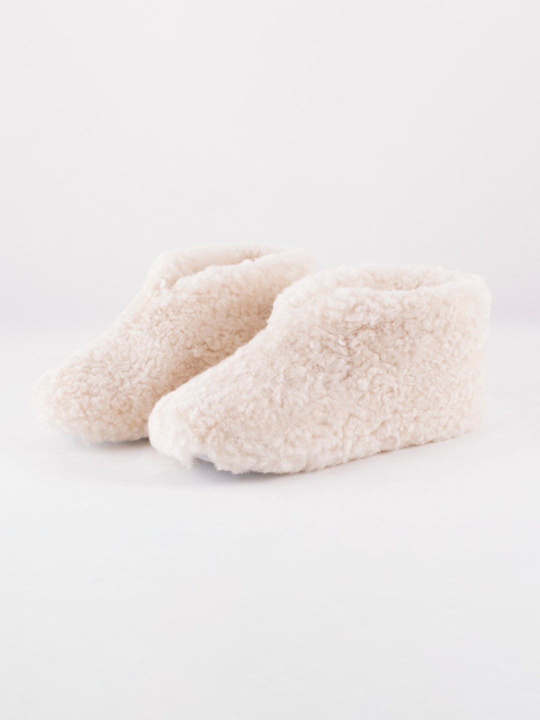 Ulla Sheepskin Booties Slipper - Cream