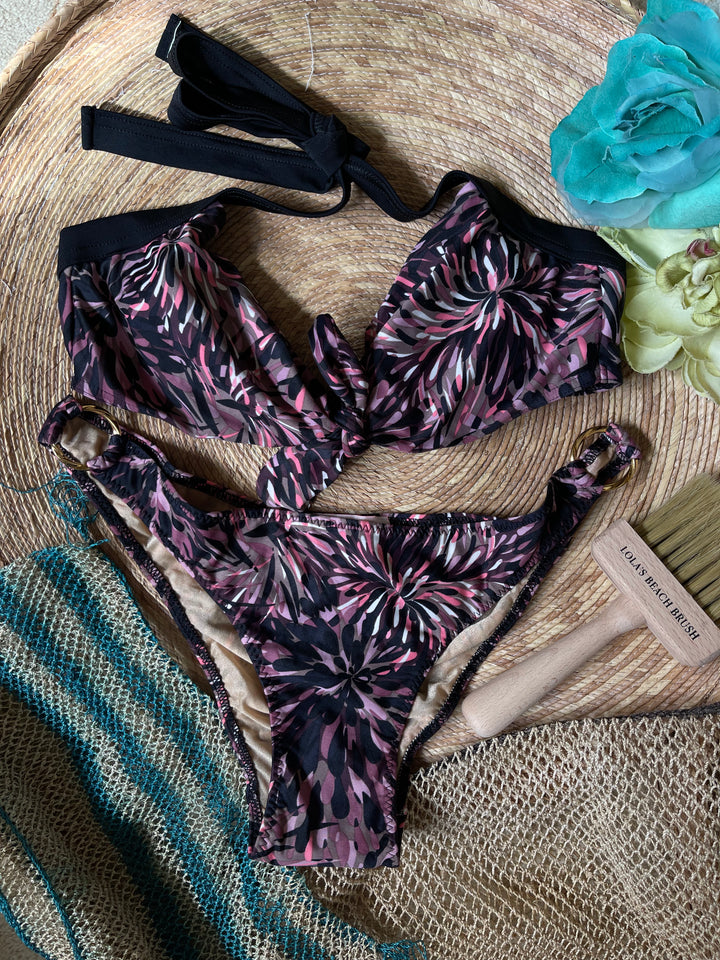 Pistol Panties Firework Print Bikini
