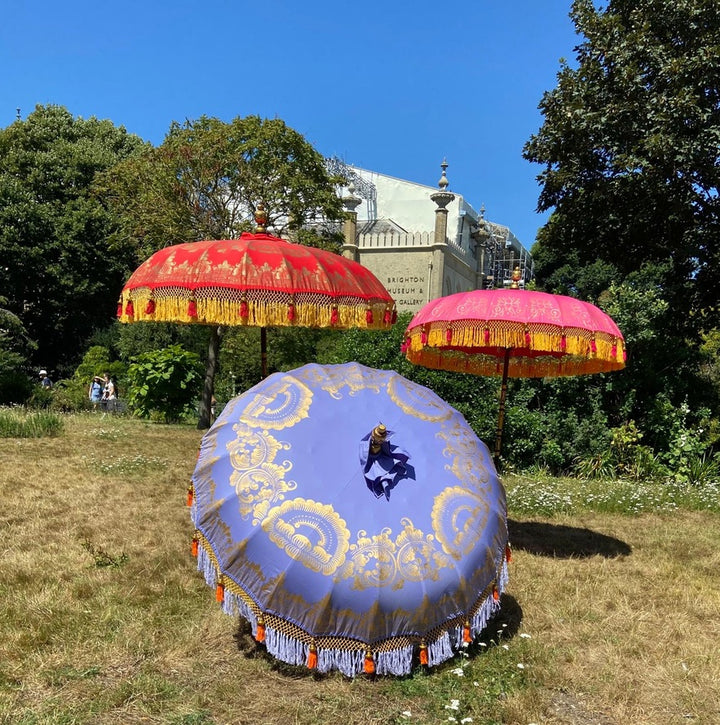 Lavender, Tangerine, &amp; Gold Nirvana - Balinese Parasol
