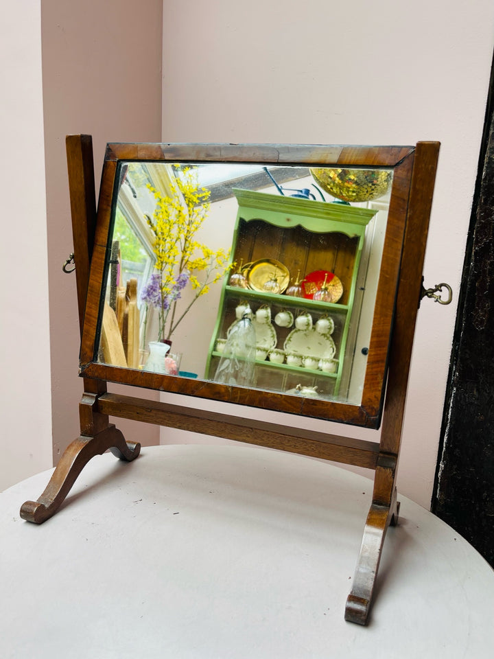 Antique French Table Mirror