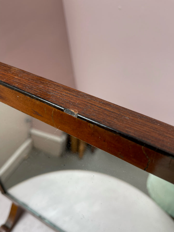 Antique French Table Mirror