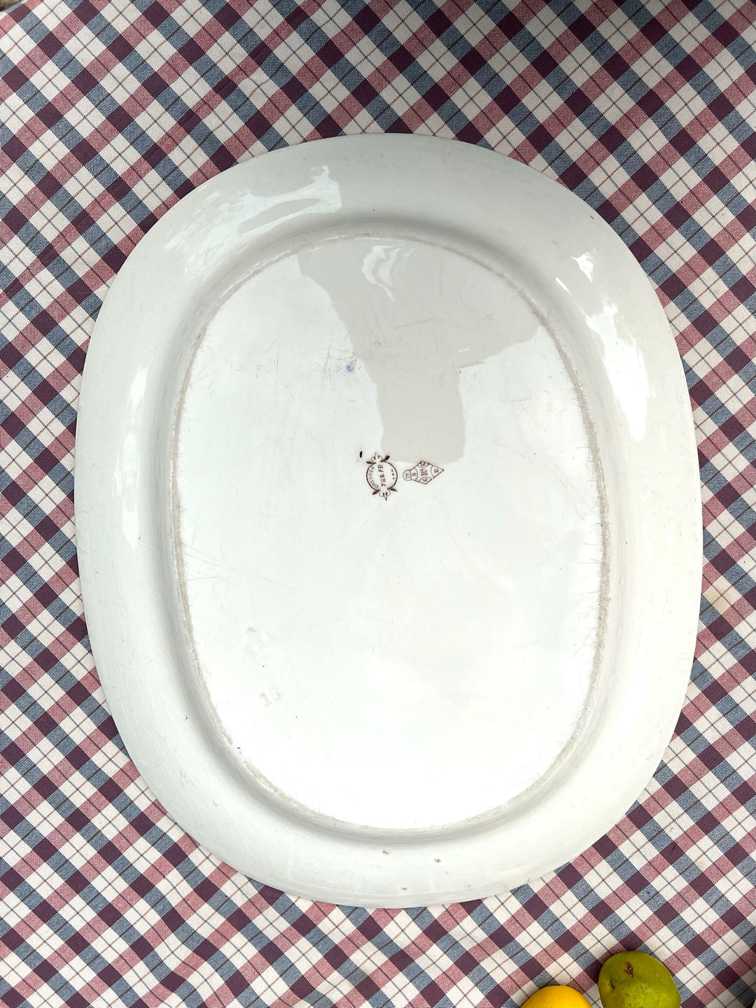 Antique Thomas and Frederick Booth Dresden Transfer Platter