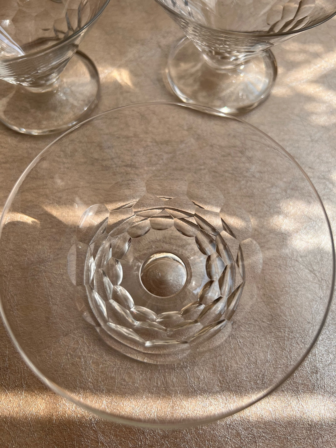 Art Deco French Cocktail Glass Set