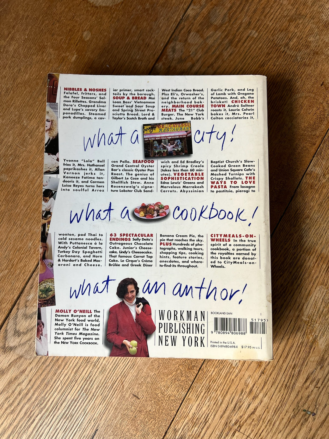 “NEW YORK COOKBOOK” Molly O’Neil