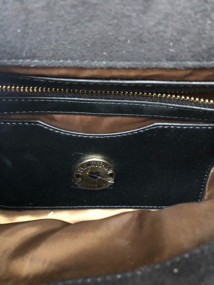 Love Moschino Black Leather Quilted Bag
