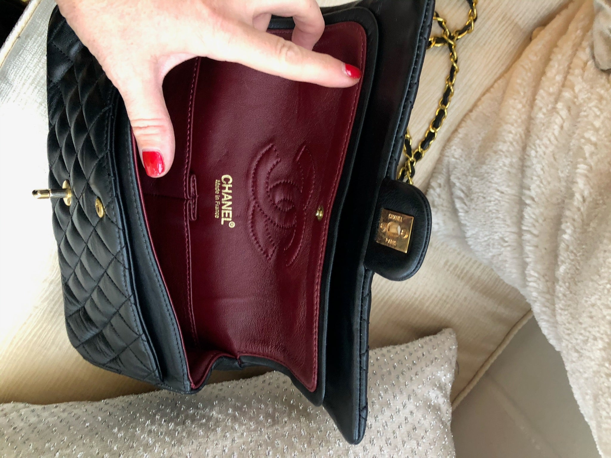 Chanel Quilted Leather Bag