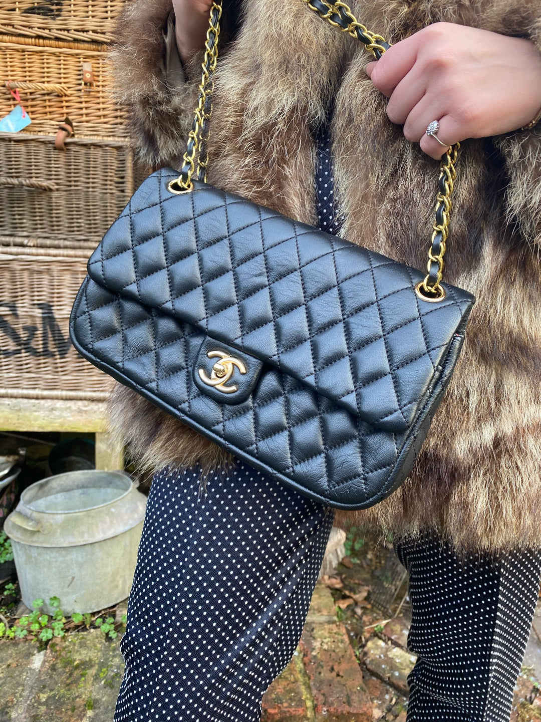 Chanel Quilted Leather Bag