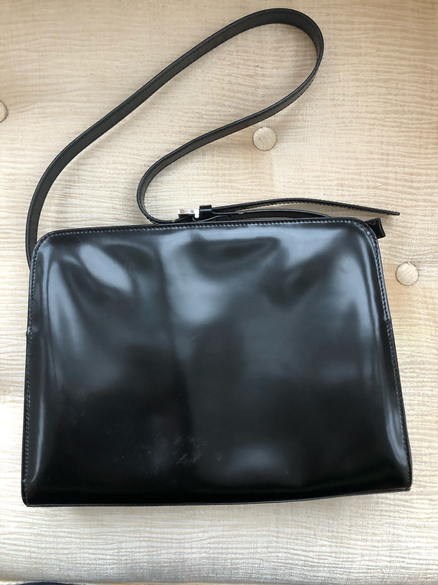 Jaeger Black Leather Shoulder bag