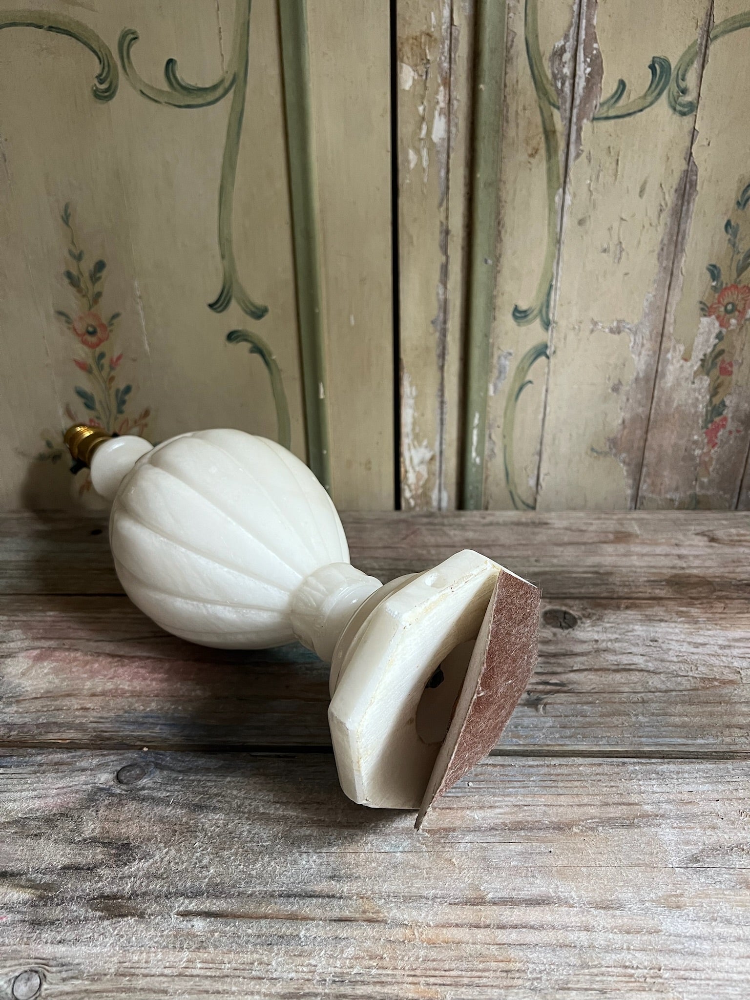 Large 20th Century Alabaster Lamp