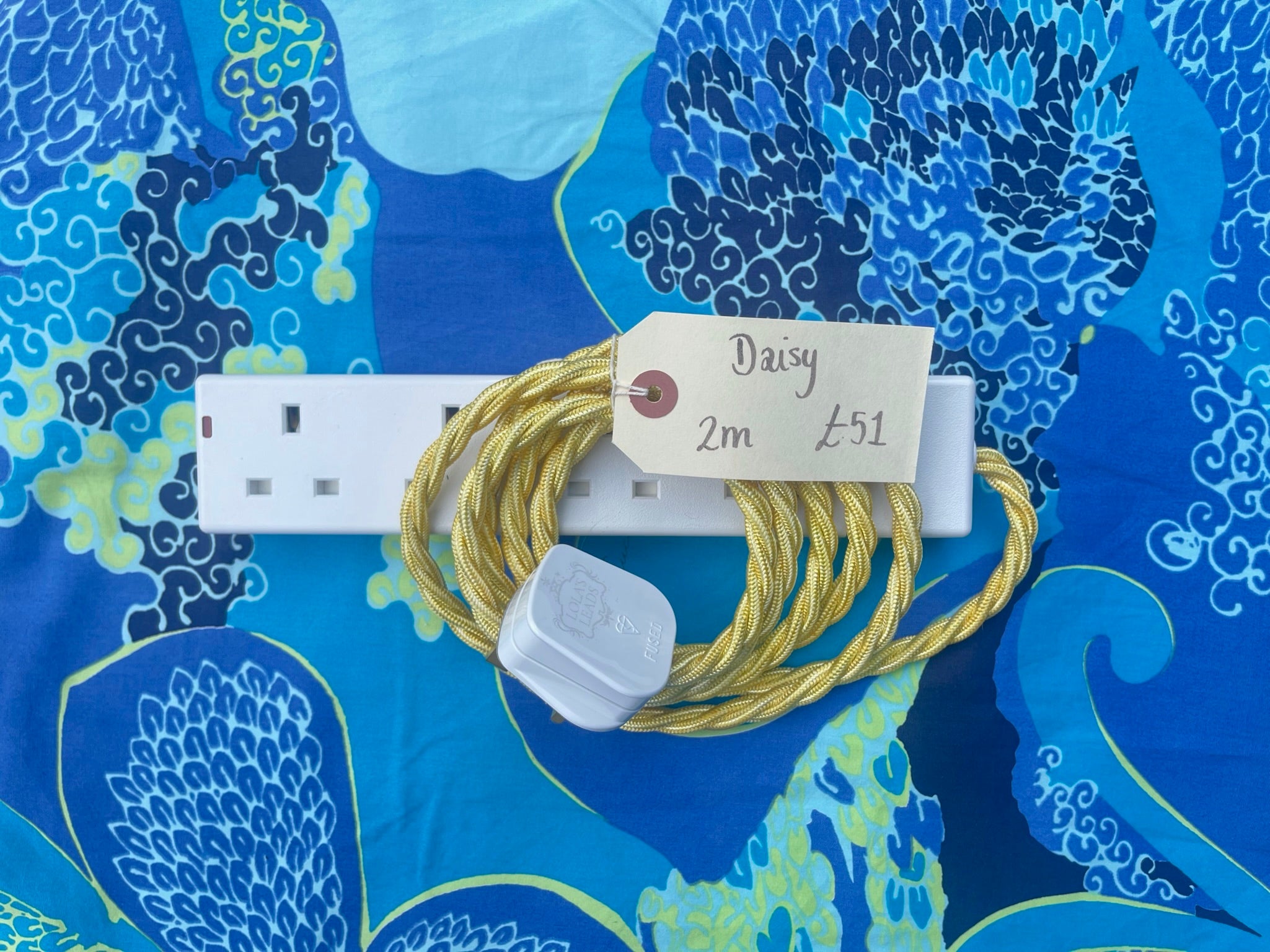 Lola's Leads – Daisy + White 2m | 4 Gang